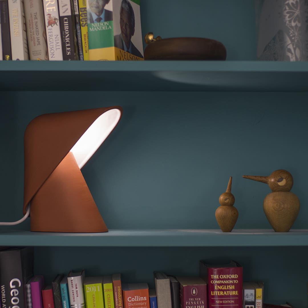 Modern K Table Lamp - Adjustable LED Desk Light for Home Office, Reading & Study - Warm White & Cool White Dimmable Lighting for Bedroom, Living Room & Workspace