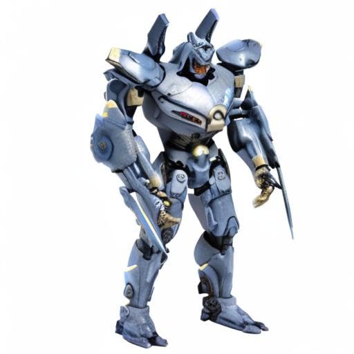 NECA Pacific Rim Striker Eureka 7-Inch Deluxe Action Figure - Highly Articulated Collectible Toy for Movie Fans & Display - Perfect for Collectors, Gift Giving & Home Decoration