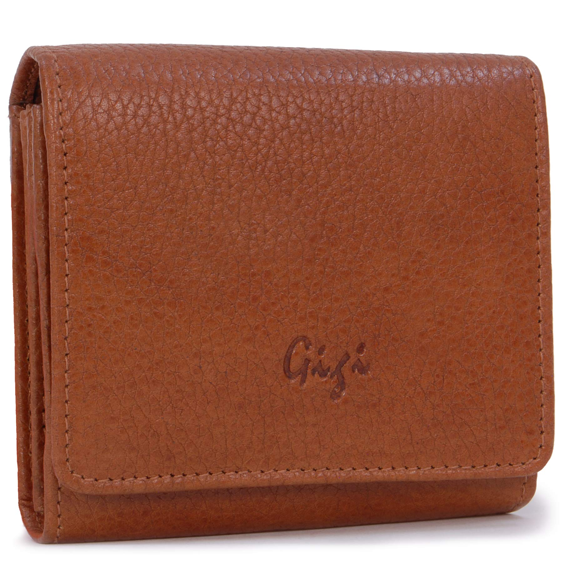 Gigi Women's Leather Purse with Gift Box - Medium Wallet & Coin Purse for Ladies - Giovanna 4285 Tan Handbag - Perfect for Everyday Use, Travel & Gifts