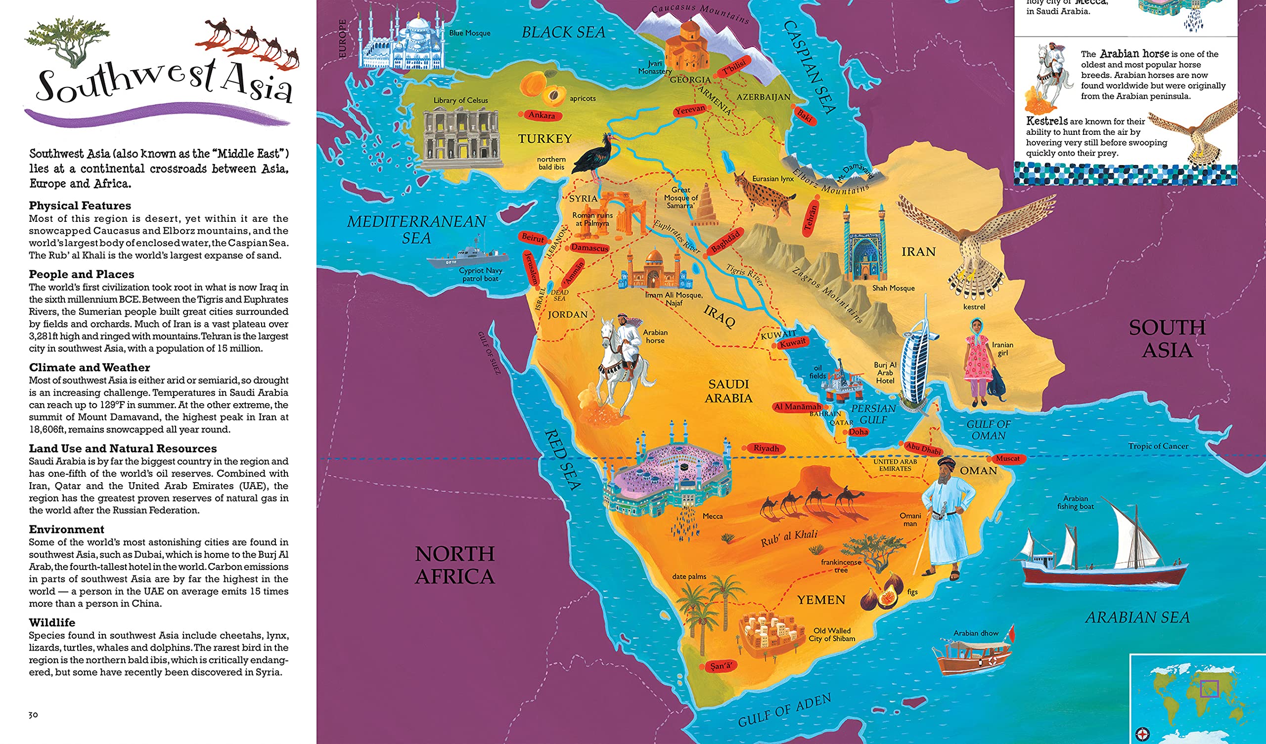 Barefoot Books World Atlas - Explore the World with Kids | Educational Geography Book for Children | Perfect for Homeschooling & Classroom Learning