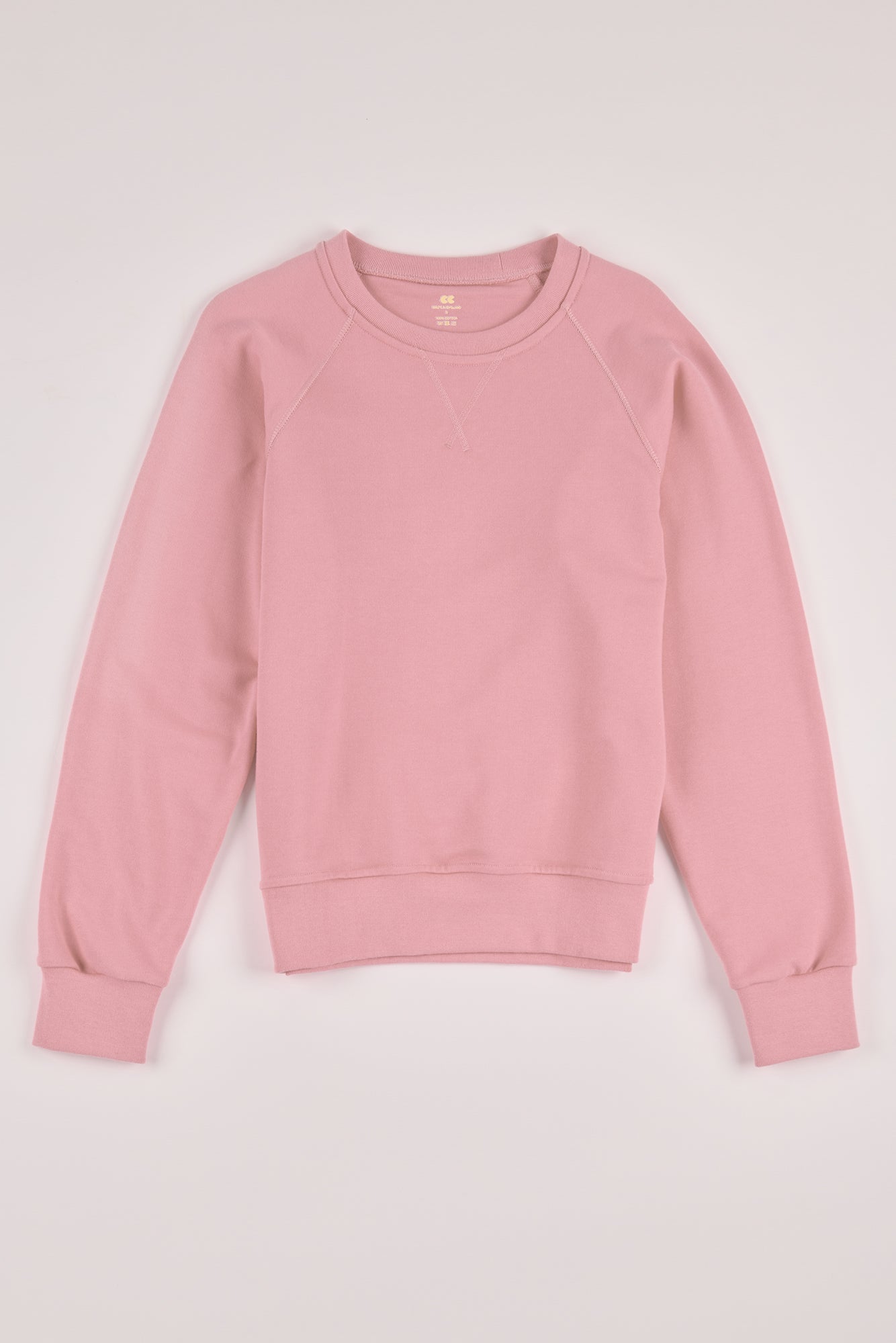 Men's Raglan Sweatshirt - Soft Pale Pink Pullover for Casual Wear | Gym, Lounge & Street Style