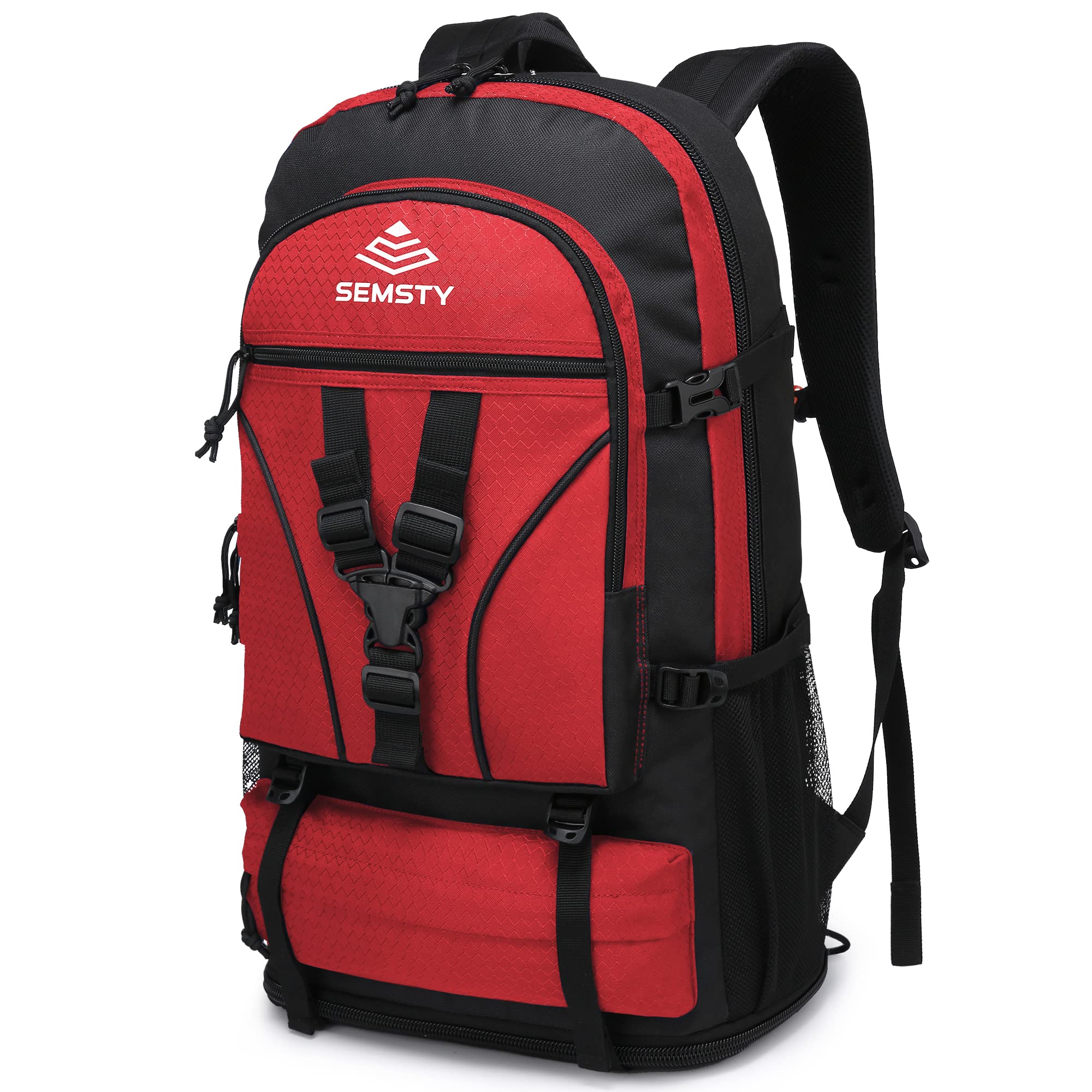 40L+10L Expandable Hiking Backpack - TSA Approved Travel Backpack for Camping, Trekking & Outdoor Adventures - Lightweight Water-Resistant Daypack for Men & Women - Perfect for Hiking, Travel & Daily Commute