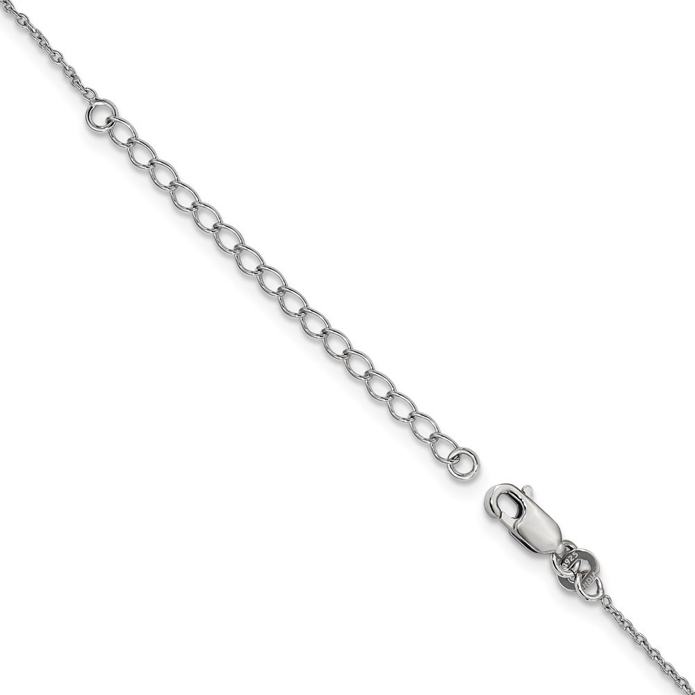 Elegant Sterling Silver & Vibrant CZ Brilliant Embers Necklace for Women | Dainty Pendant Jewelry Gift for Birthday, Anniversary & Valentine's Day | Perfect for Evening Parties & Special Occasions