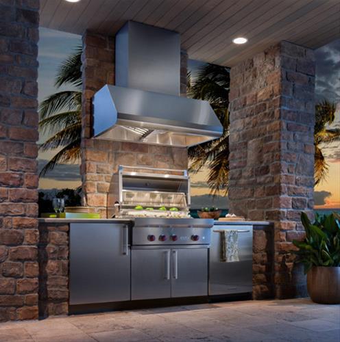 WPD39M60SB 60-Inch Stainless Steel Pro Style Range Hood - Extra Large Capture Area, 1300-1650 CFM for Powerful Ventilation | Ideal for Outdoor Cooking in Covered Lanais & Large Kitchen Spaces