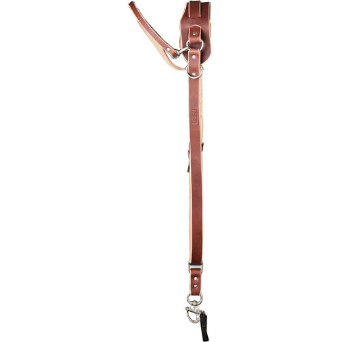 HoldFast Gear Money Maker Solo Sling Right Handed Camera Strap (Medium, Tan) - Premium Leather Camera Harness for DSLR & Mirrorless Cameras - Perfect for Wedding, Travel & Outdoor Photography