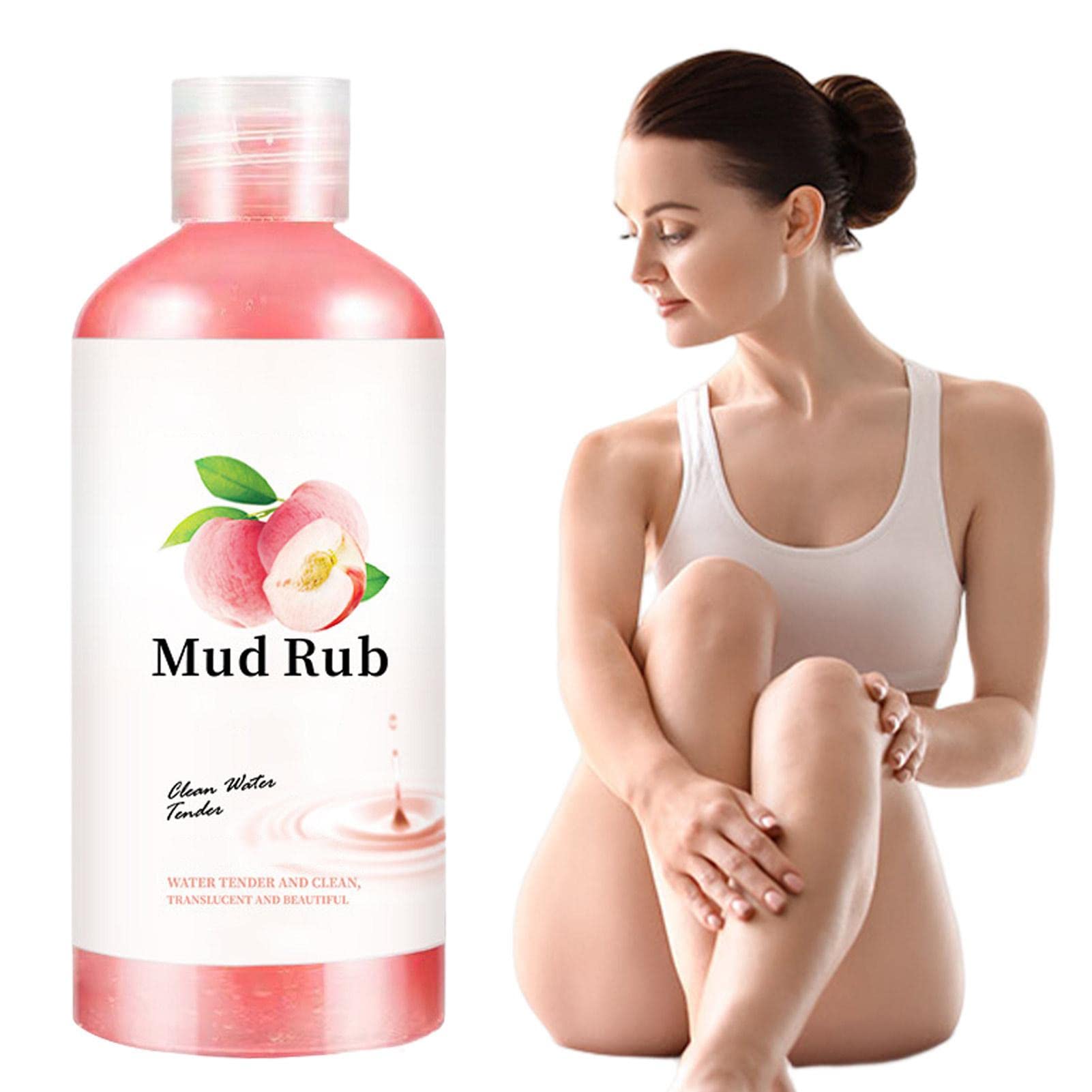 350ml Exfoliating Body Scrub Gel - Deep Cleansing & Moisturizing Mud Scrub for Smooth, Glowing Skin | Skin Care & Whitening Treatment | Perfect for Spa Days & At-Home Self-Care Routines
