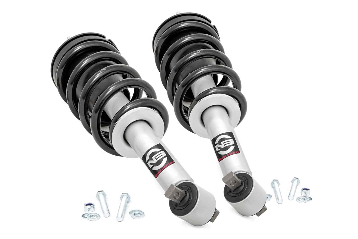 2 Inch Leveling Kit Loaded Strut for 2019-2022 Chevrolet Silverado & GMC Sierra 1500 - Lift Suspension for Off-Roading & Truck Leveling