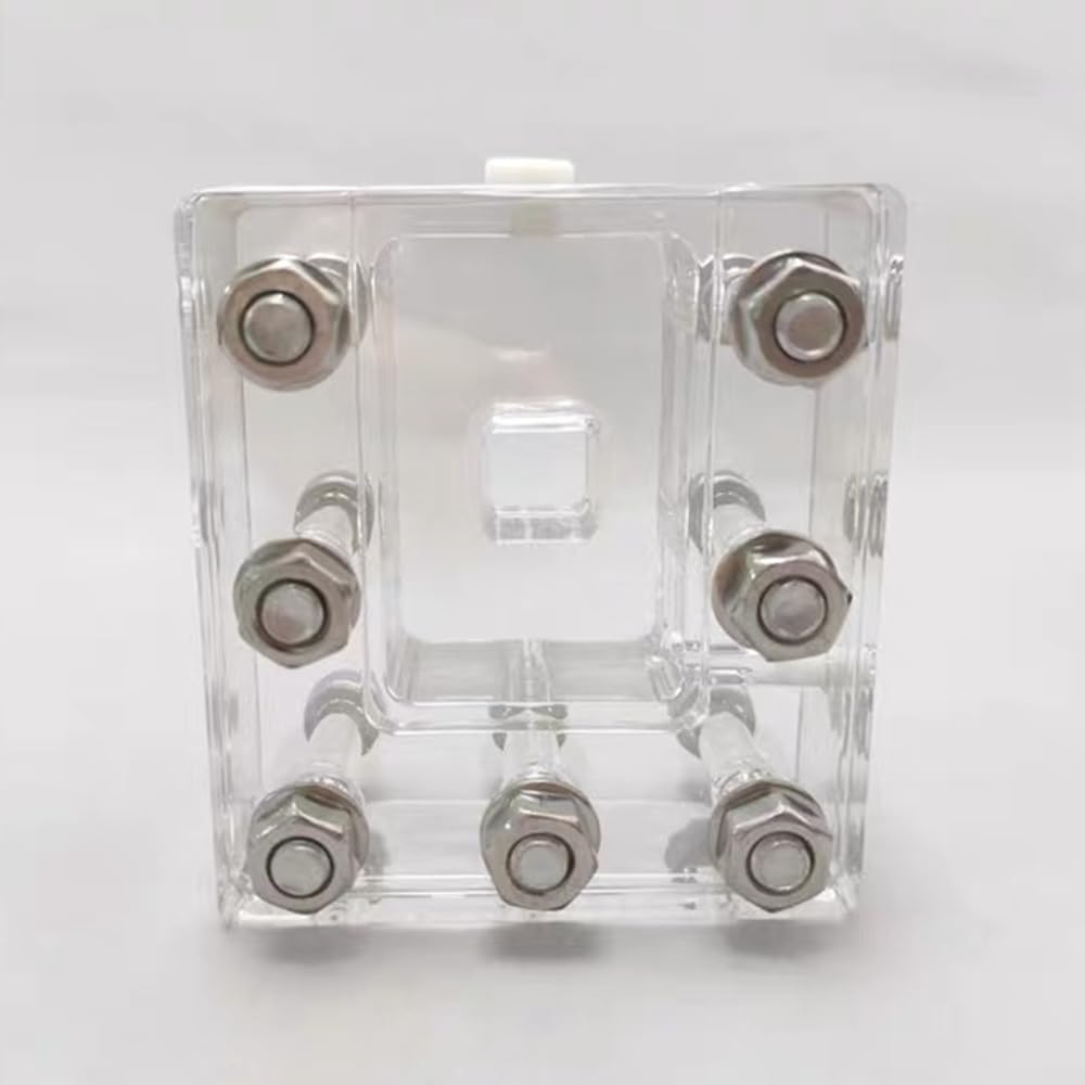 High-Capacity Zinc Air Testing Device | Sealed Transparent Metal Air Battery Reactor | Non-Circulating Electrolytic Cell (1cm² Reaction Area) for Laboratory Research & Battery Development
