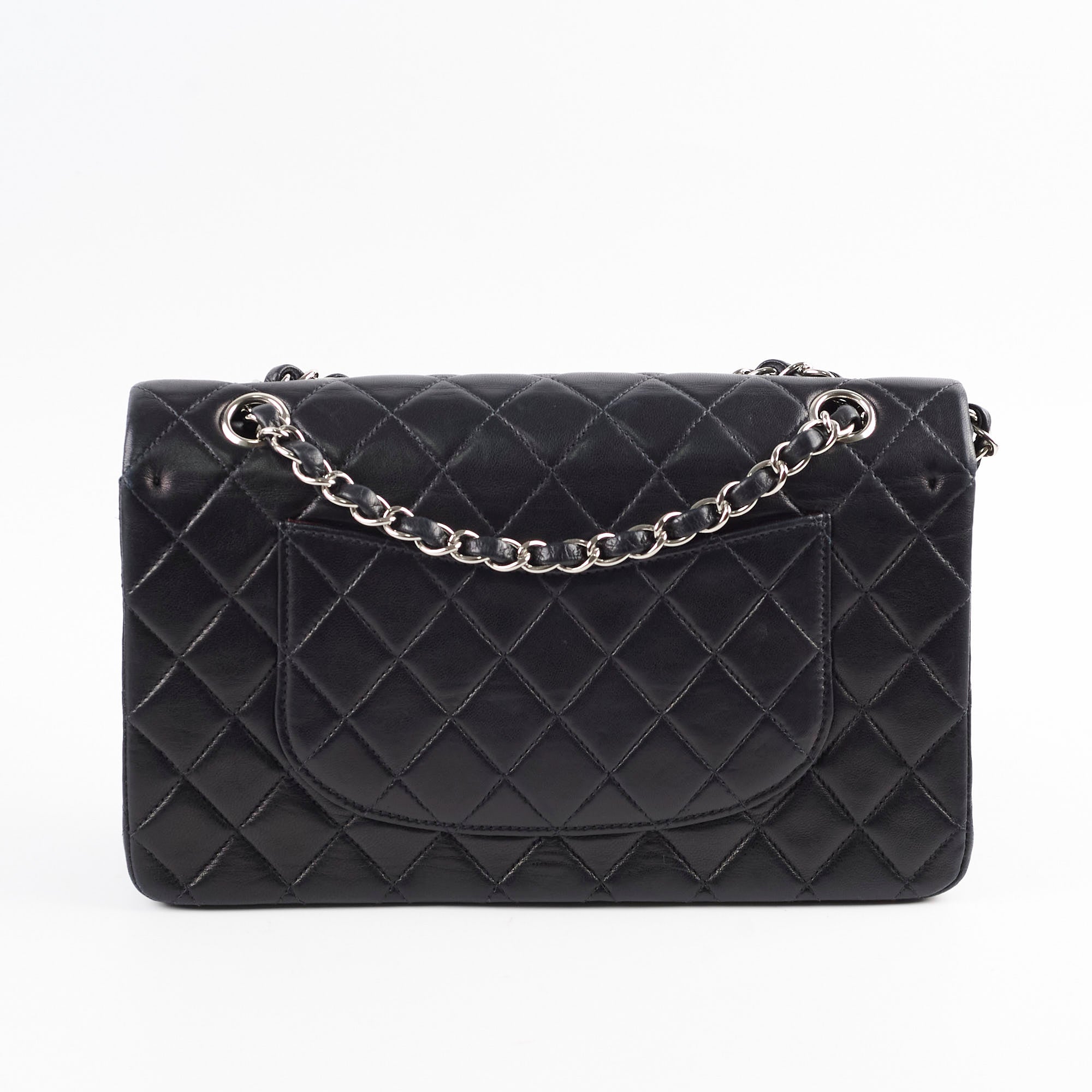 Chanel Medium/Large Double Classic Flap Bag in Black | Timeless Luxury Handbag for Women | Perfect for Work, Evening Events & Special Occasions
