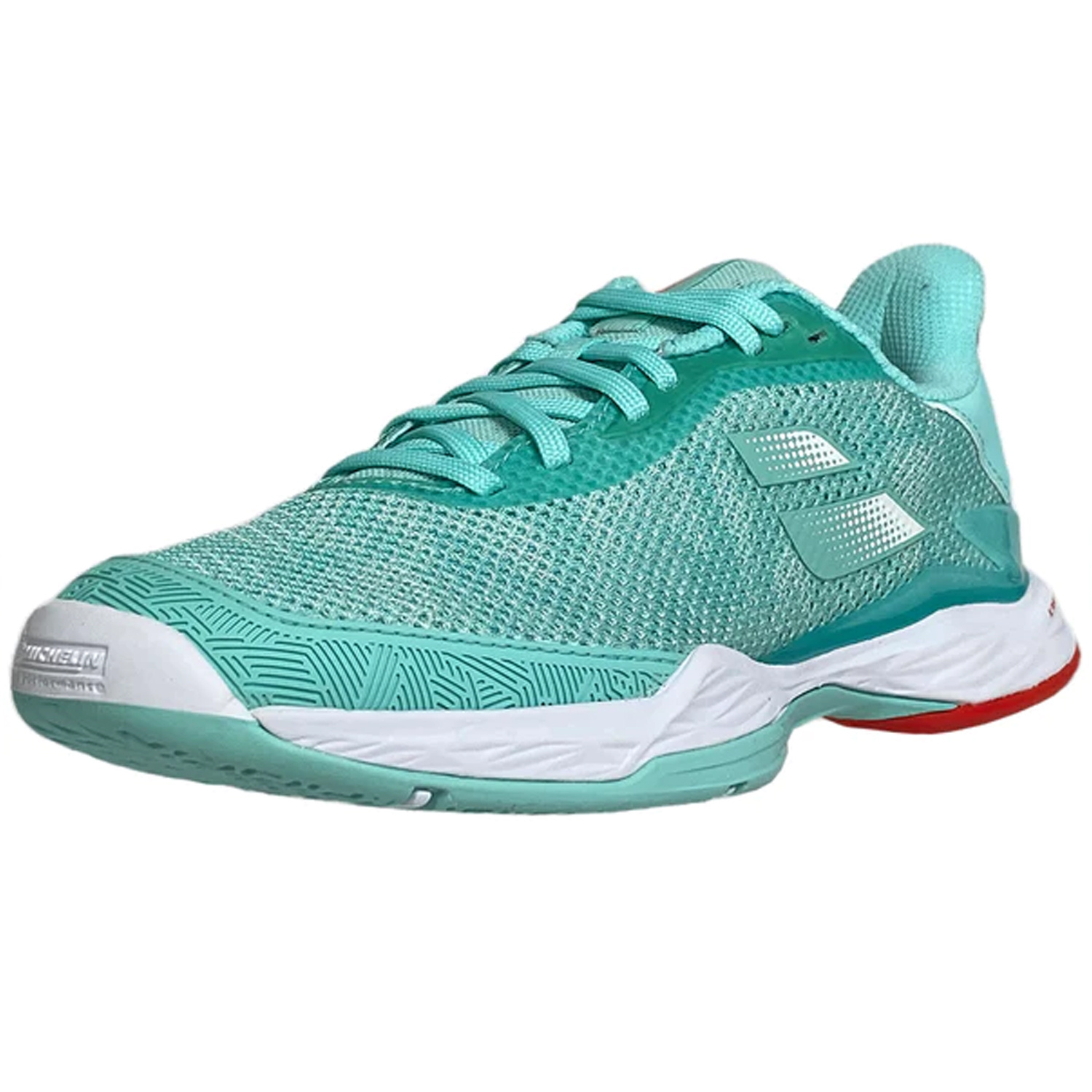 Babolat Jet Tere AC Women's Tennis Shoes - Lightweight Performance Court Shoes for Women in Yucca/White | Perfect for Competitive Matches & Training Sessions