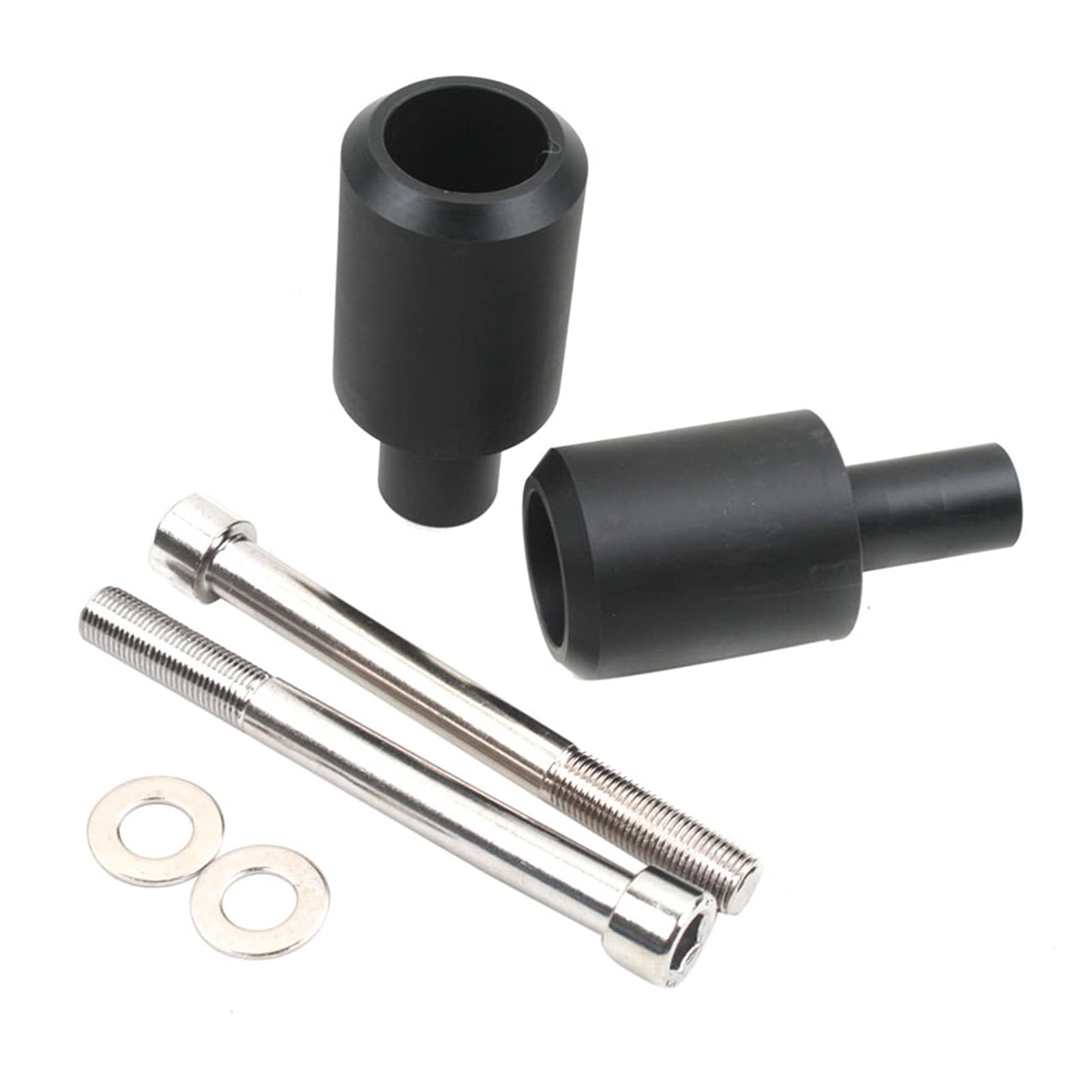 Honda CBR600RR Motorcycle Frame Sliders (2003-2006) - No Cut Black Crash Protectors Pair - Universal Fairing Side Protector Kit for Enhanced Safety - Perfect for Street Riding, Track Days & Crash Protection