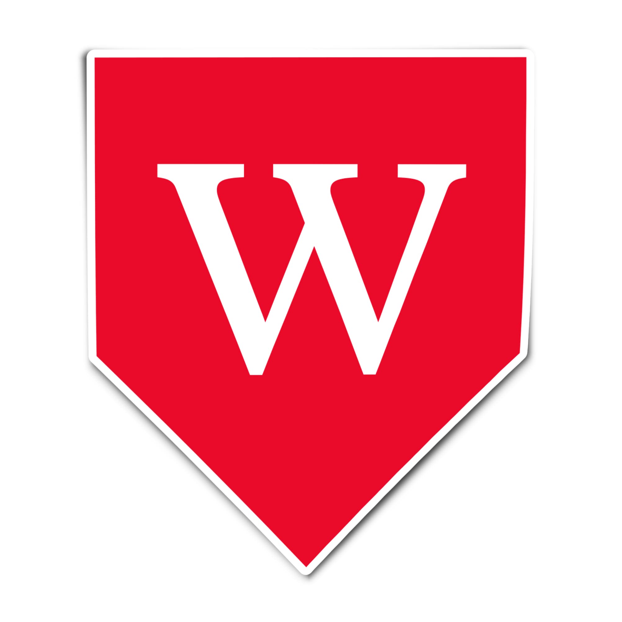 Desert Cactus Wesleyan University Cardinals Vinyl Decal Sticker - Waterproof Laptop, Water Bottle, Car, Scrapbook Decor - Perfect for College Dorm, School Spirit, Fan Gifts & DIY Crafts