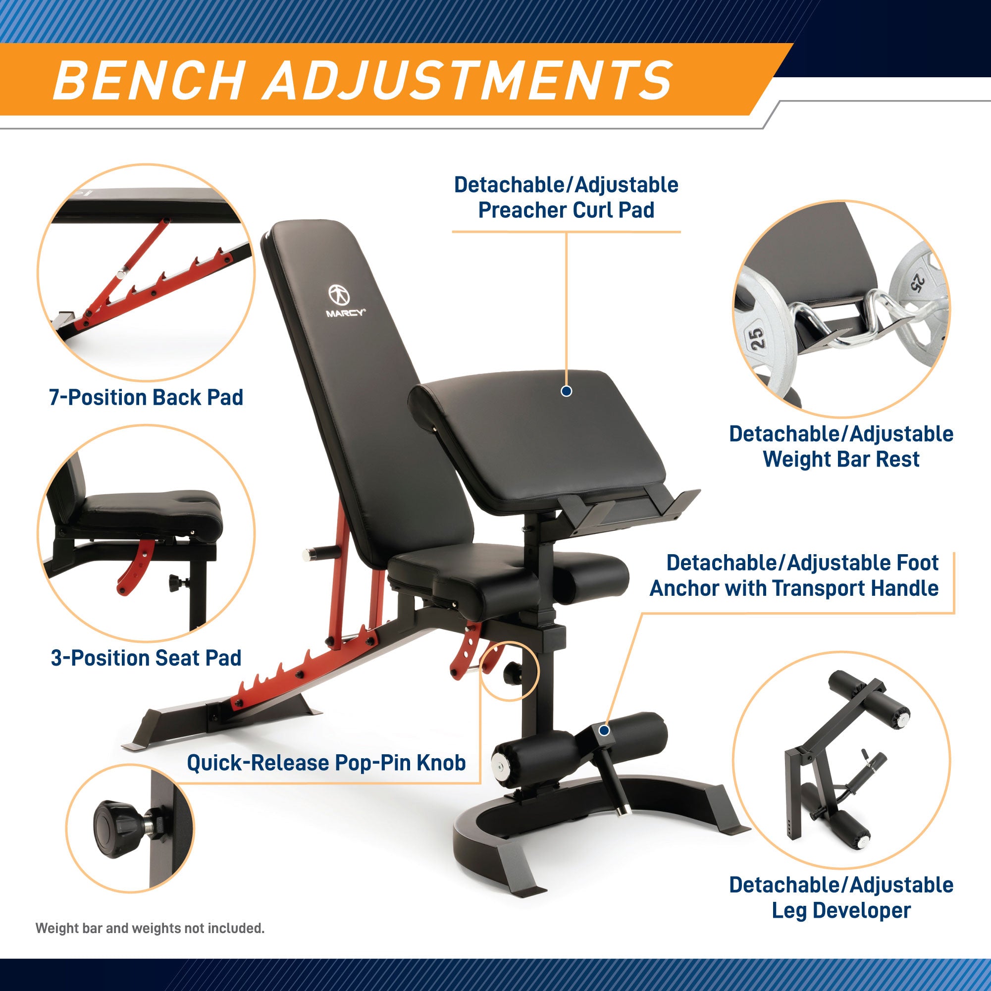 Marcy SM 7553 Deluxe Smith & Squat System - Home Gym Equipment for Strength Training & Weight Lifting - Perfect for Home Workouts & Fitness Enthusiasts