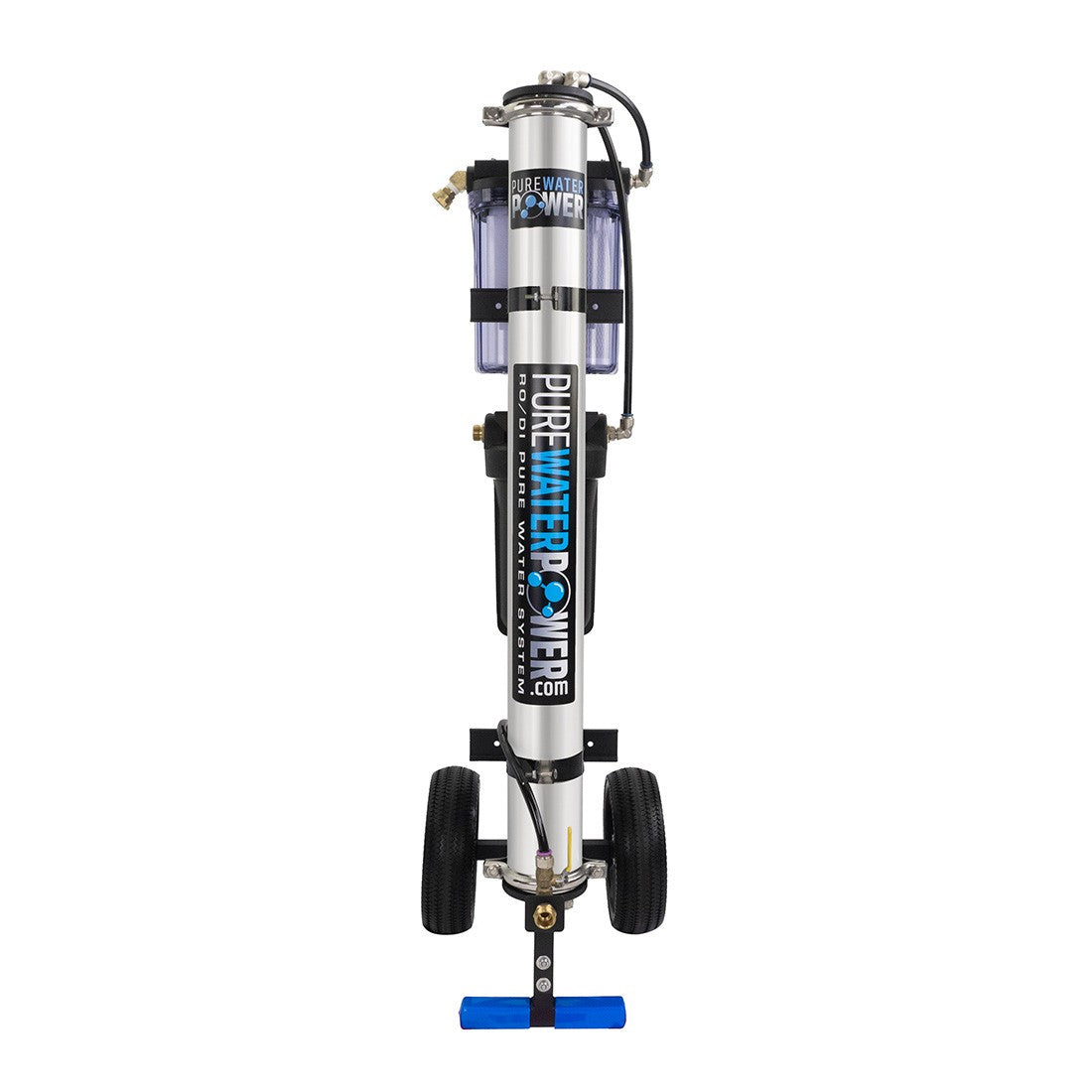 PWP Single RO/DI Water Filtration System - High Purity Reverse Osmosis Deionization for Aquariums, Hydroponics & Home Brewing