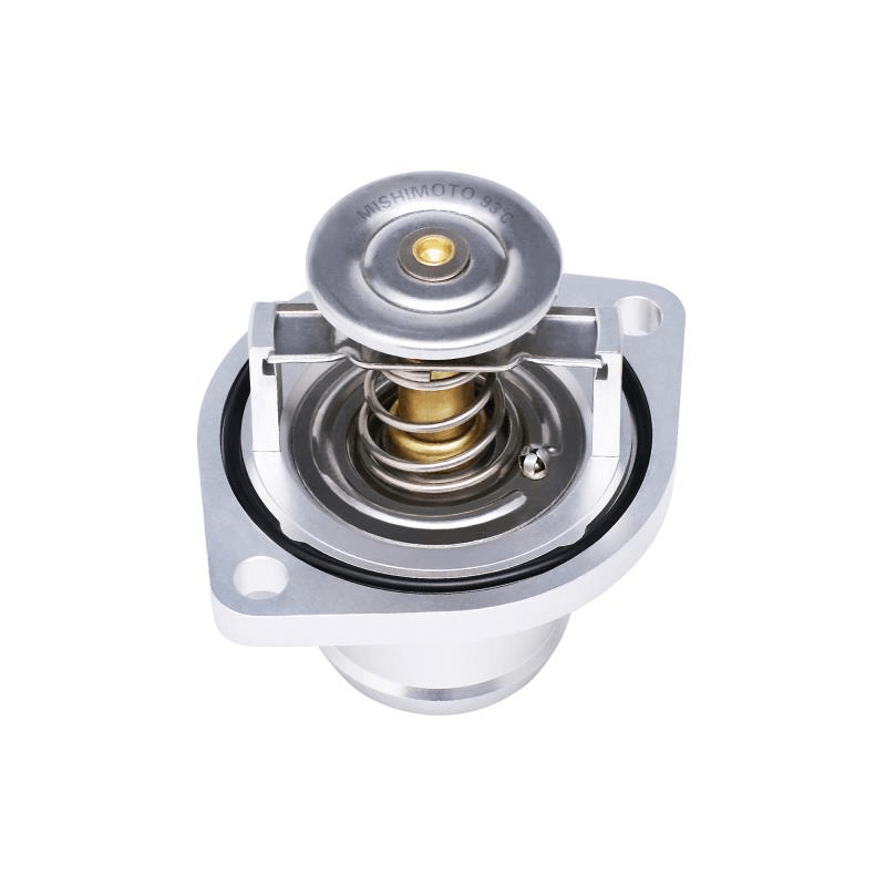 2003-2007 Ford 6.0L Powerstroke High Temp Thermostat with CNC Housing - Heavy Duty Diesel Engine Cooling System Upgrade for Trucks & Towing