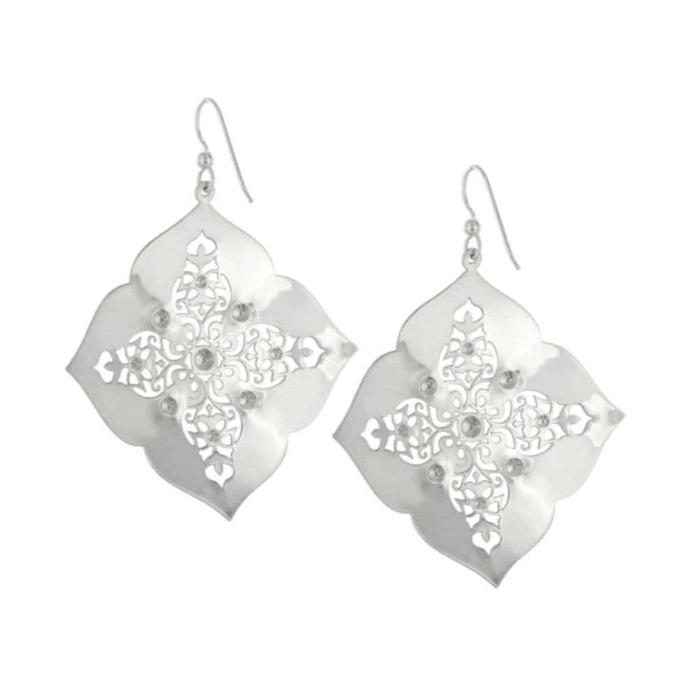 Brighton Theodora Statement Earrings for Women – Elegant Dangle Drop Earrings, Gold-Tone Fashion Jewelry for Party, Wedding & Evening Occasions