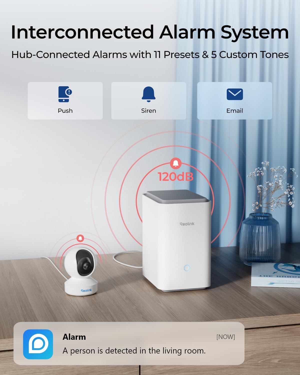 REOLINK Home Hub Pro Security System - 24 Camera Support, 16TB HDD Storage (2TB Included), AES-128 Encryption, 16MP HD Streaming, Wi-Fi 6, 120dB Siren - No Monthly Fees | Home & Business Surveillance Solution for 24/7 Protection