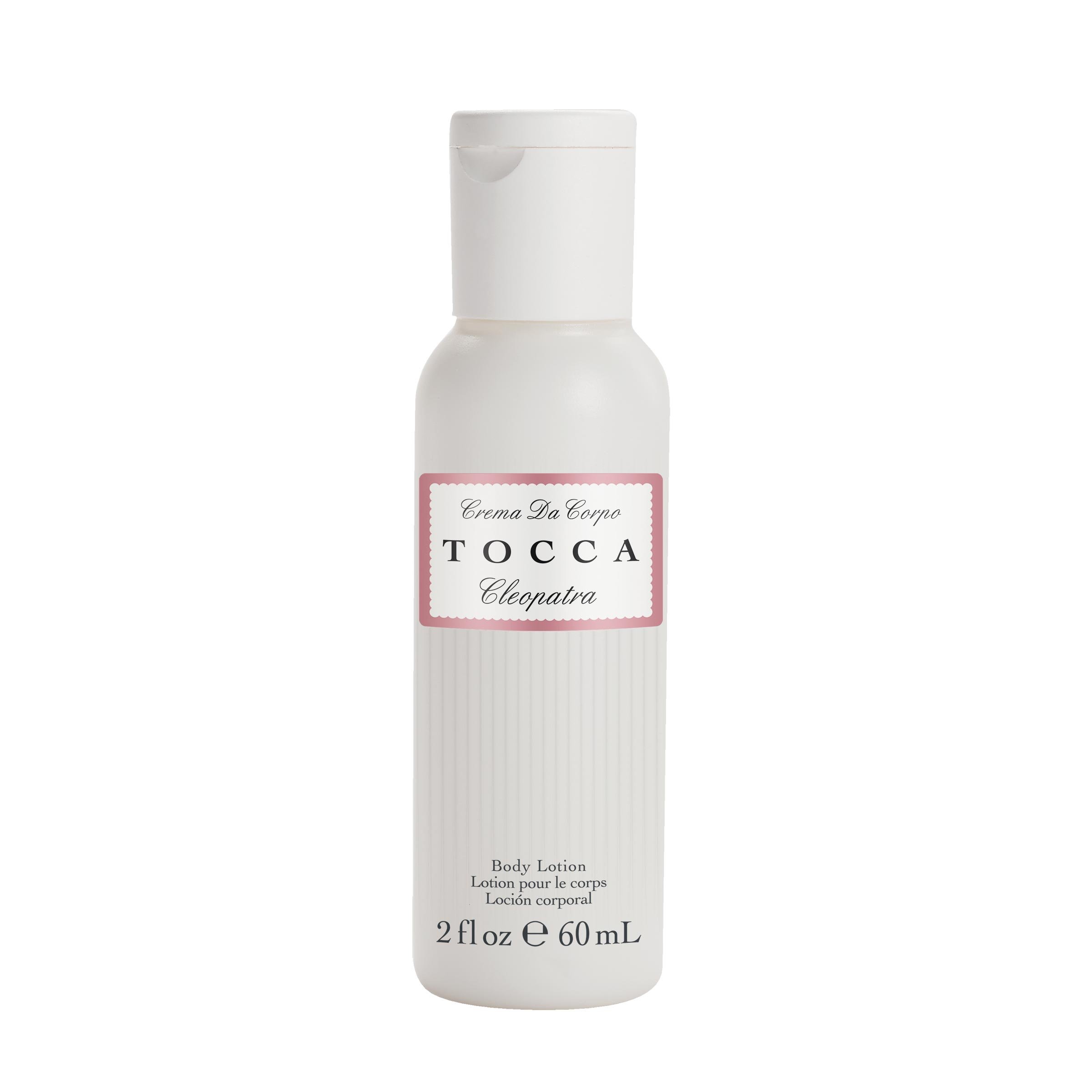 Tocca Mini Body Lotion Cleopatra Scent - 2 Ounce Travel Size Moisturizer for Dry Skin | Perfect for Handbags, Gym & On-the-Go Hydration