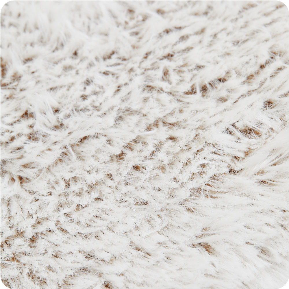 Warmies Marshmallow Brown Hot Water Bottle for Pain Relief & Comfort - Perfect for Cramps, Cold Nights & Relaxation
