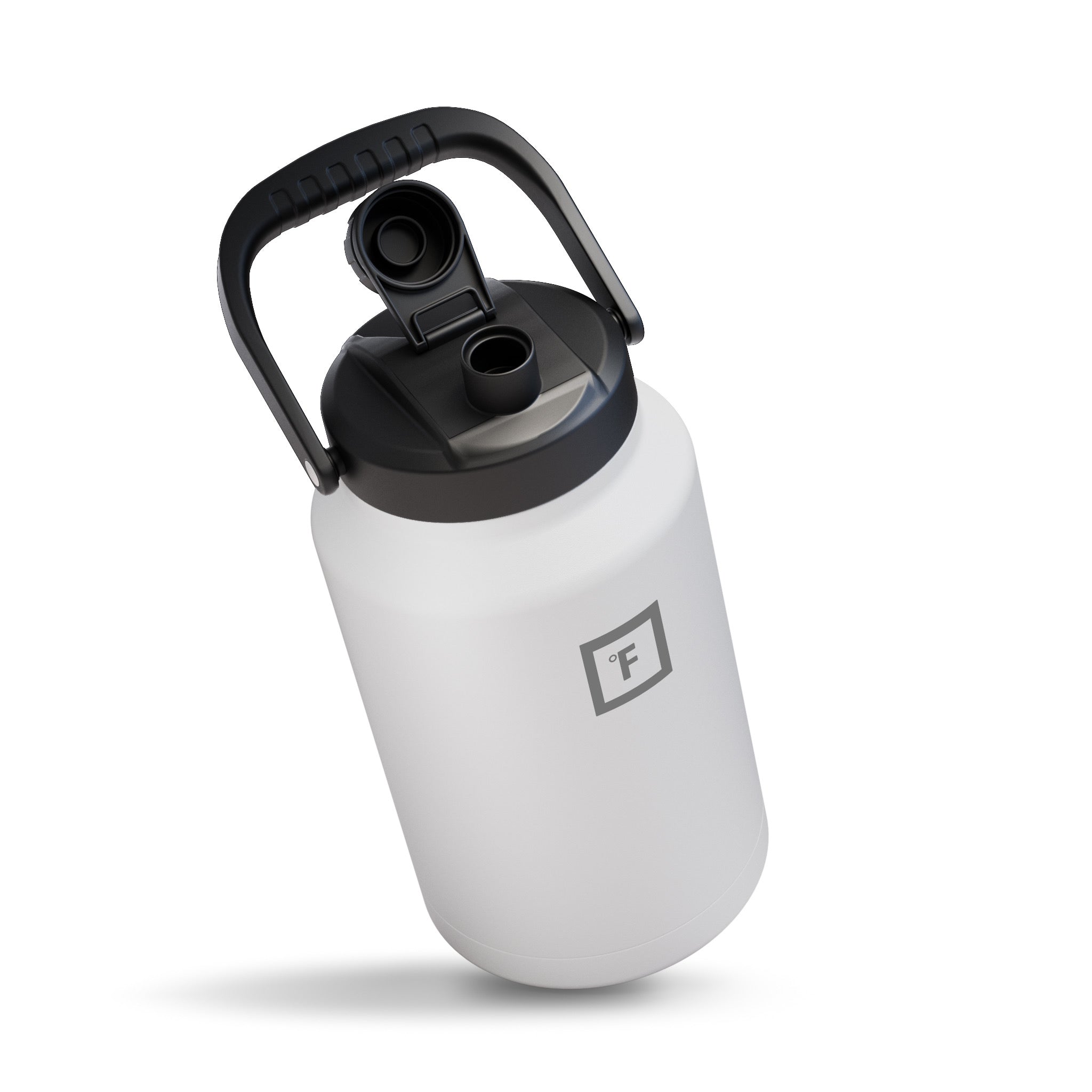 1 Gallon BPA-Free Water Bottle with Spout Lid - Large Capacity Leakproof Jug for Gym, Hiking, Camping & Outdoor Activities