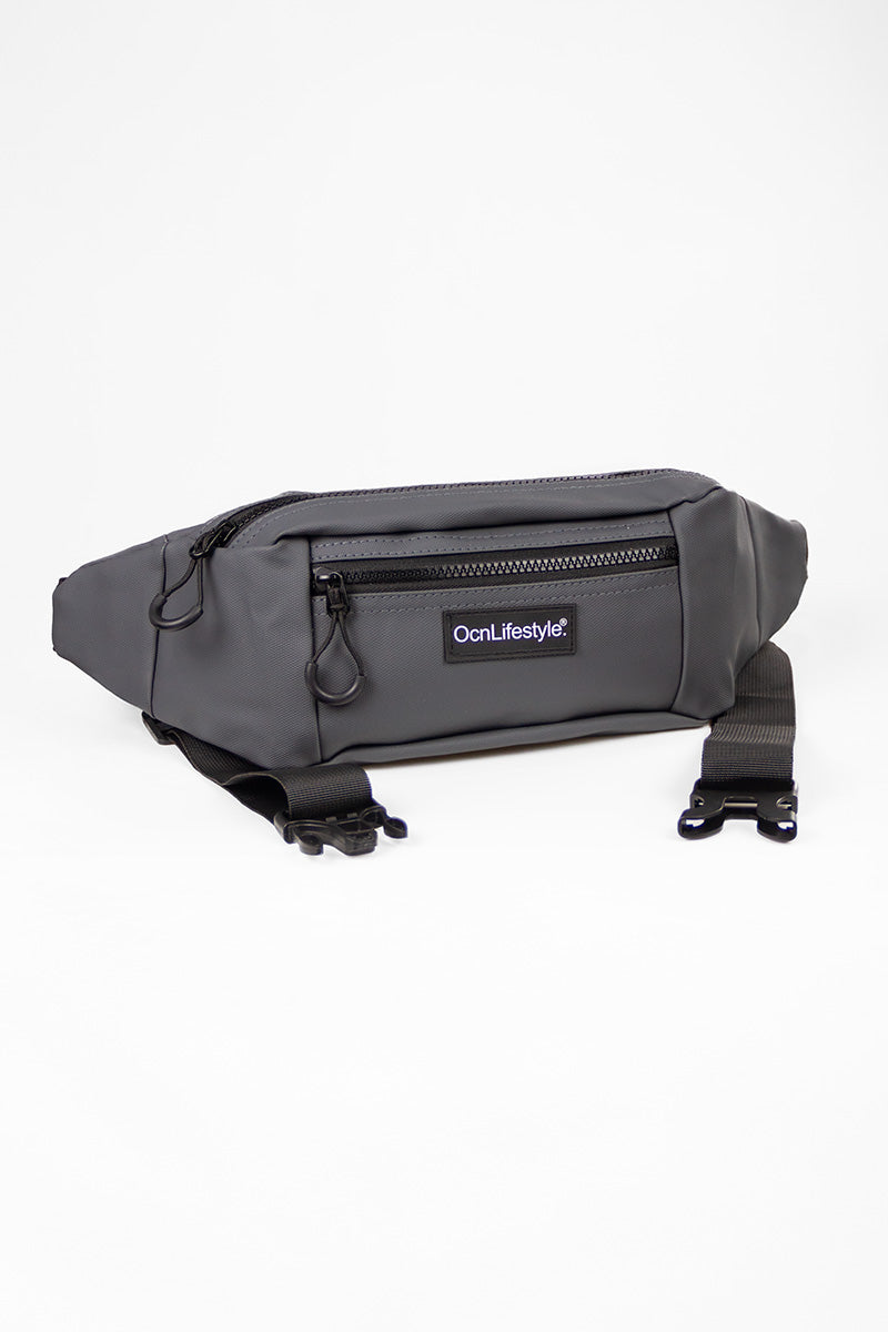 Ocn Pixel Gray Waist Bag - Stylish & Durable Waist Pack for Travel, Hiking & Everyday Use
