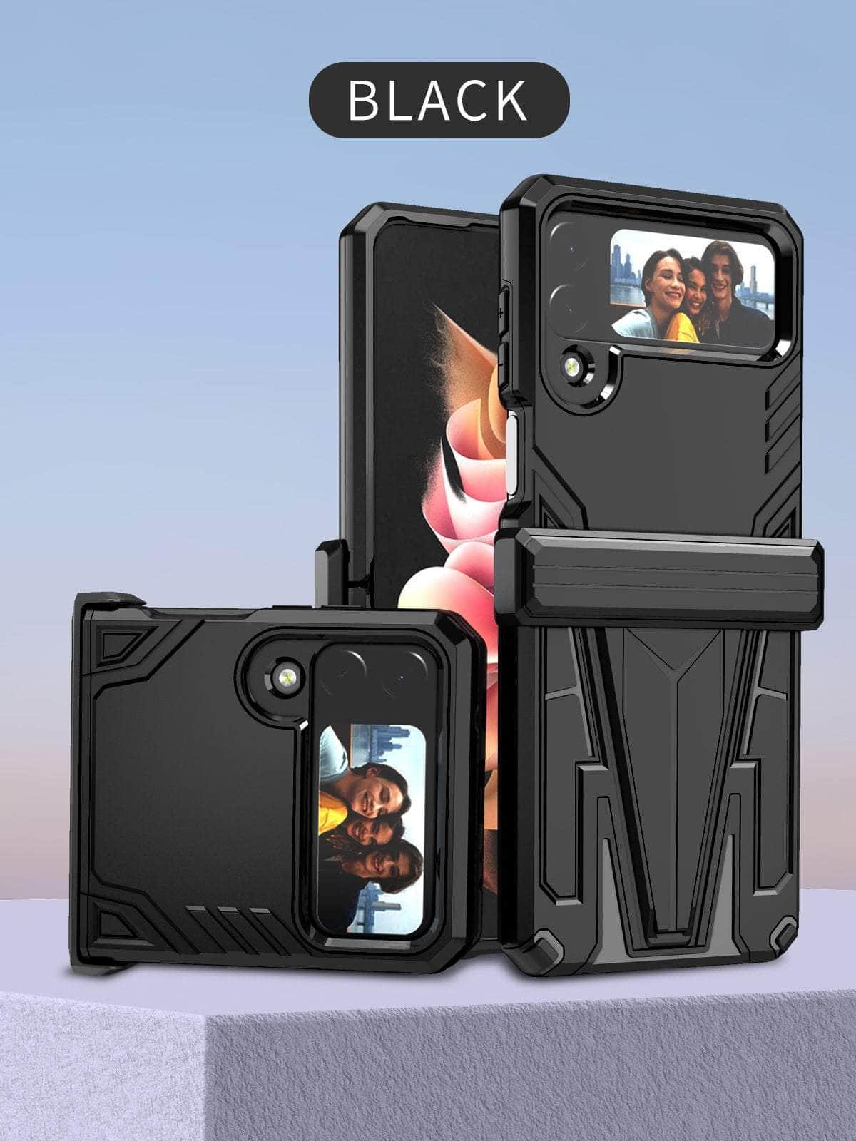 Samsung Galaxy Z Flip 3 Case - Shockproof Rugged Silicone Armor Cover with Military-Grade Protection | Perfect for Outdoor Adventures, Travel & Daily Use