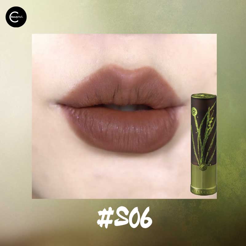 GIRLCULT Herbal Compendium Series Love Whisper Lipstick - Vegan & Moisturizing Matte Lip Color for Women, Long-Lasting & Non-Drying, Perfect for Date Night & Everyday Wear