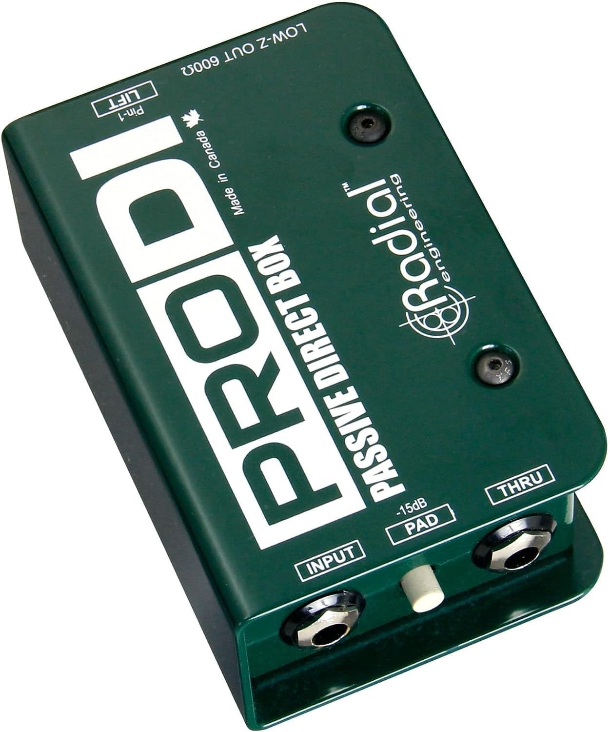 Radial Pro DI Passive Direct Box - Professional Audio Interface for Guitar, Bass & Keyboards | Perfect for Live Performances & Studio Recording