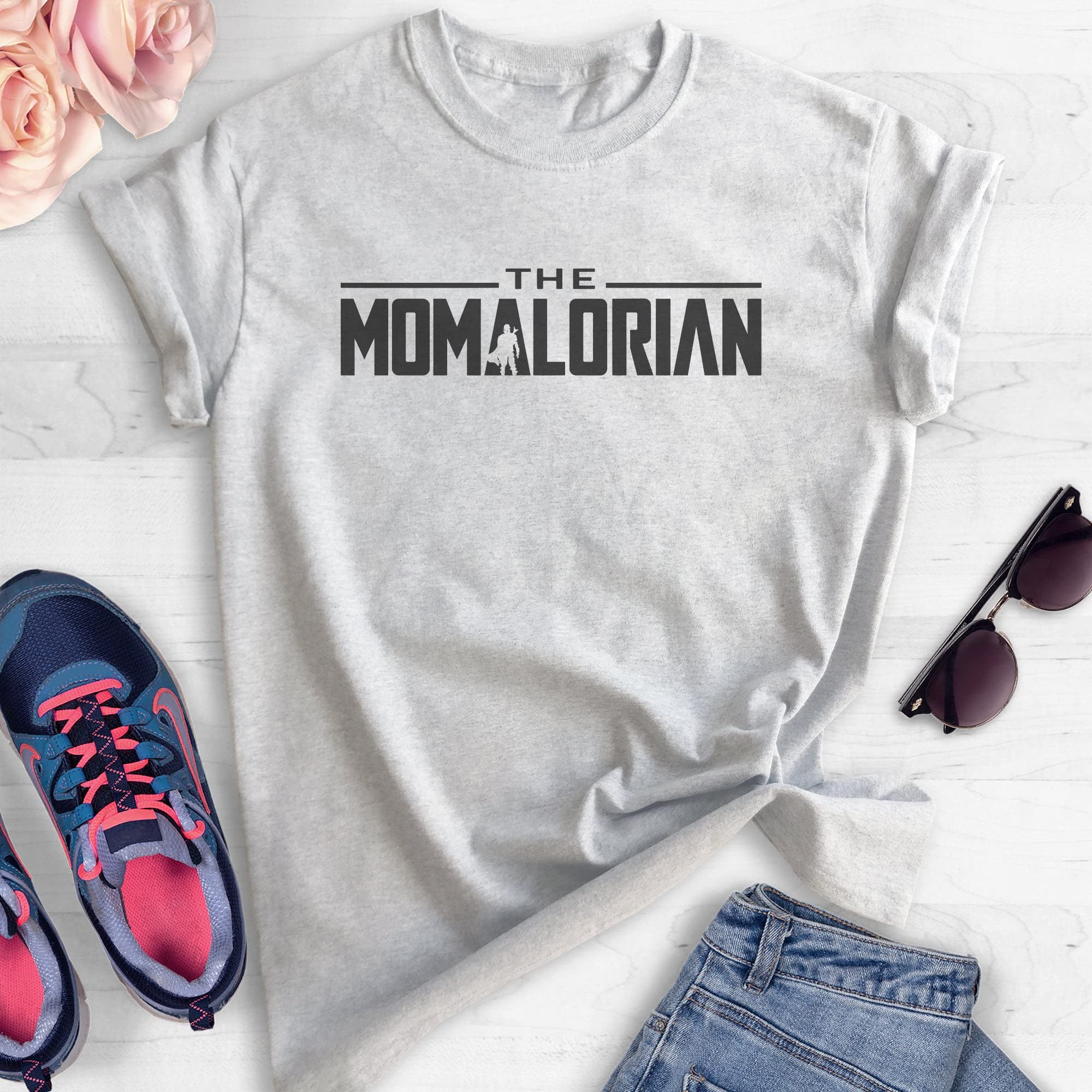 The Mandalorian Inspired Mom Shirt - Funny Star Wars T-Shirt for Women & Men - Perfect Gift for Mothers Day, Christmas & Geeky Parents