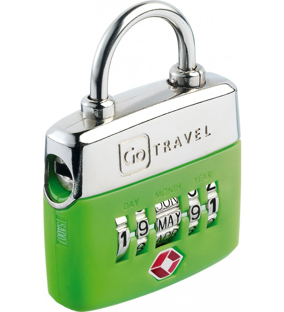 Go Travel Birthday Lock - Secure Luggage Lock for Travel, Suitcases & Backpacks - Ideal for Airports, Hotels & Gyms - TSA Approved Combination Lock
