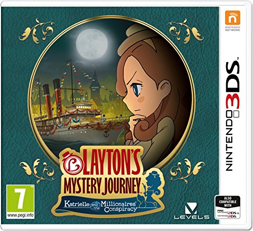 Layton's Mystery Journey: Katrielle and the Millionaires' Conspiracy - Nintendo 3DS Game | Puzzle Adventure for Teens & Adults | Perfect for Travel & Family Game Nights