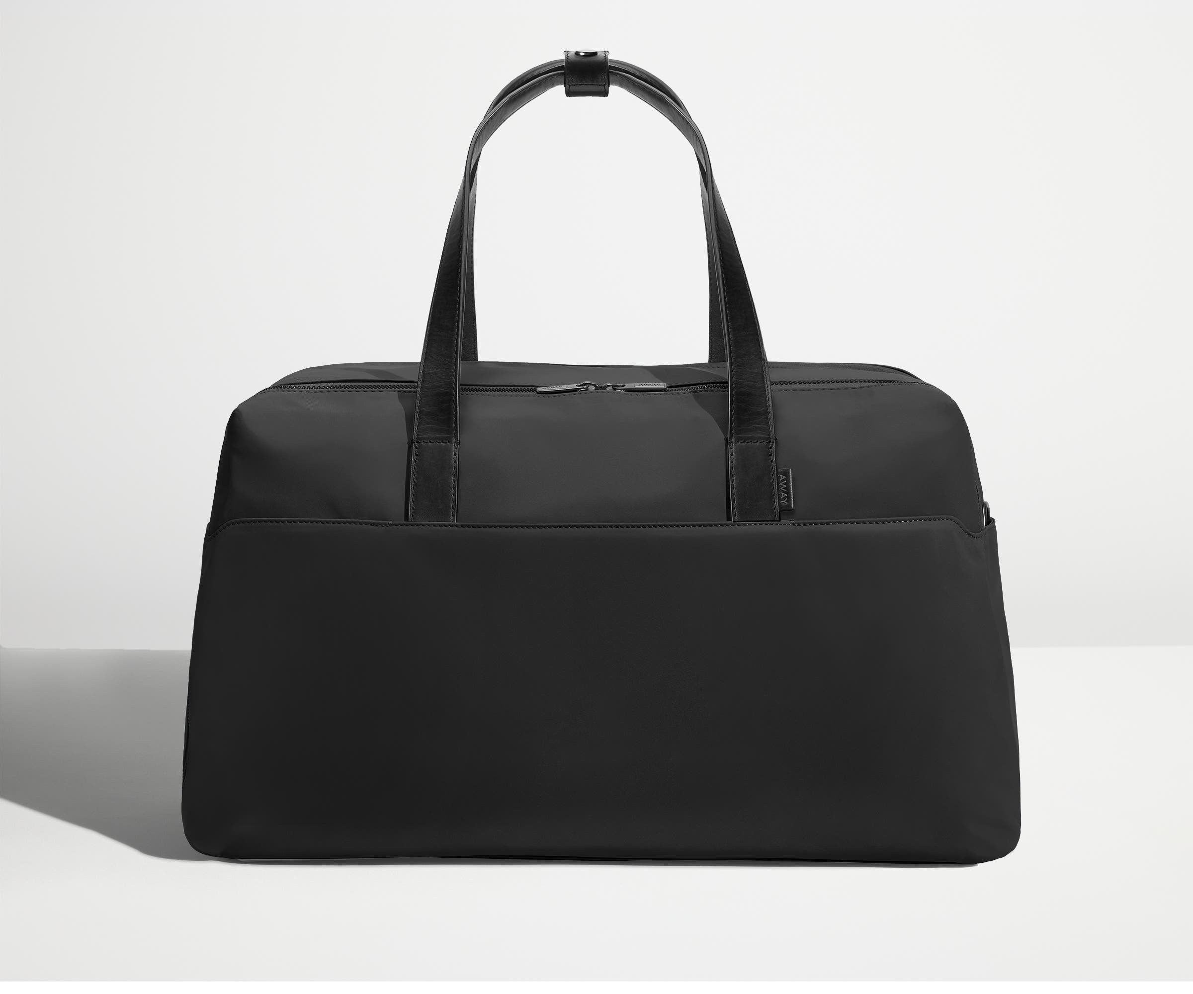 The Weekender Duffle Bag in Jet Black - Perfect for Travel, Gym & Weekend Getaways