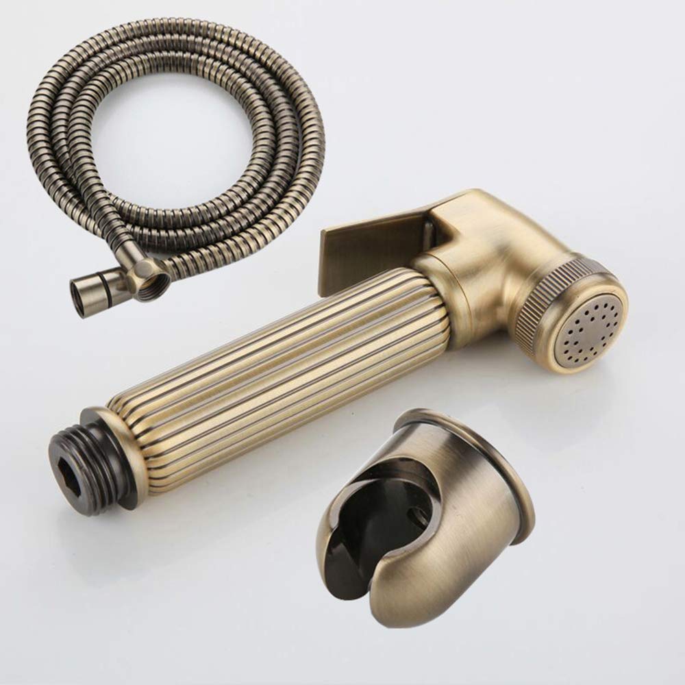 Portable Bidet Sprayer for Toilet, Brass Cloth Diaper Washer Set, Wall-Mounted Cold Water Bidet Faucet Kit with Hose – Perfect for Bathroom, Travel & Eco-Friendly Diaper Cleaning