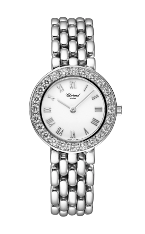 Chopard Classique 18K White Gold Diamond Ladies Watch - Luxury Women's Timepiece for Formal Events & Special Occasions