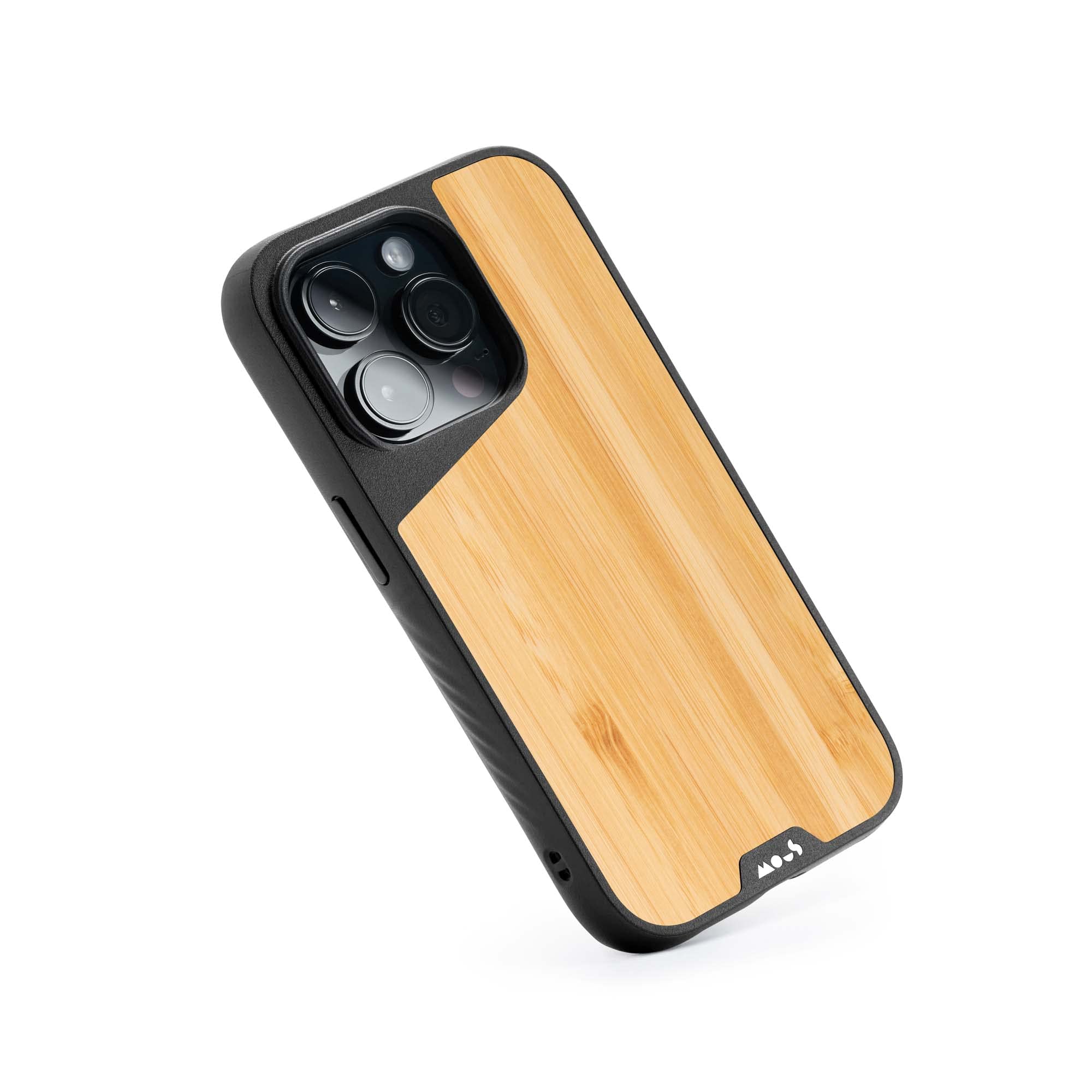 Mous Limitless 5.0 MagSafe Compatible Case for iPhone 14 Pro Max - Premium Bamboo Protective Cover with Shockproof Technology - Perfect for Outdoor Adventures, Travel & Daily Protection