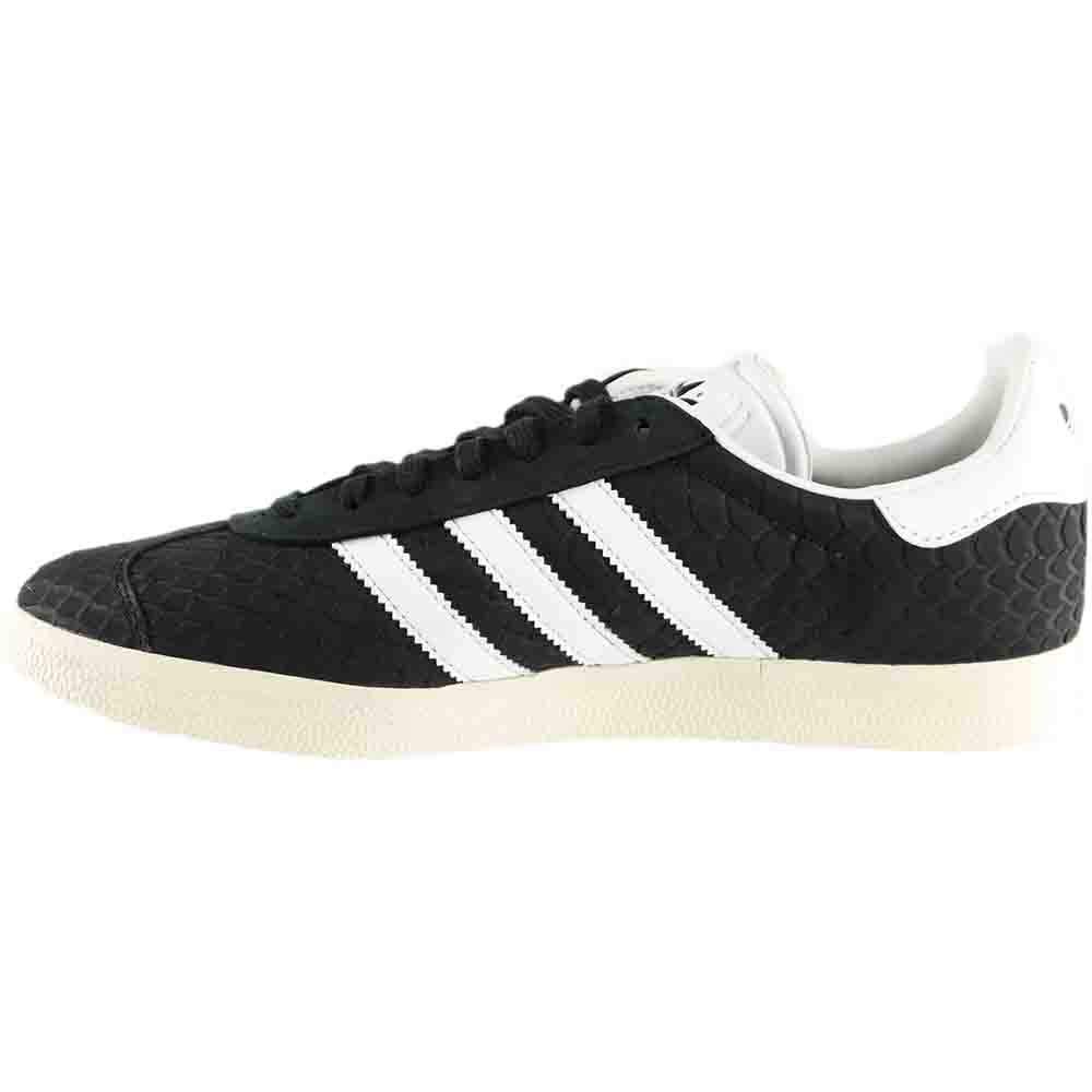 Adidas Women's Gazelle Sneakers - Black Casual Shoes Size 9.5 B | Comfortable Athletic Walking & Everyday Wear for Women