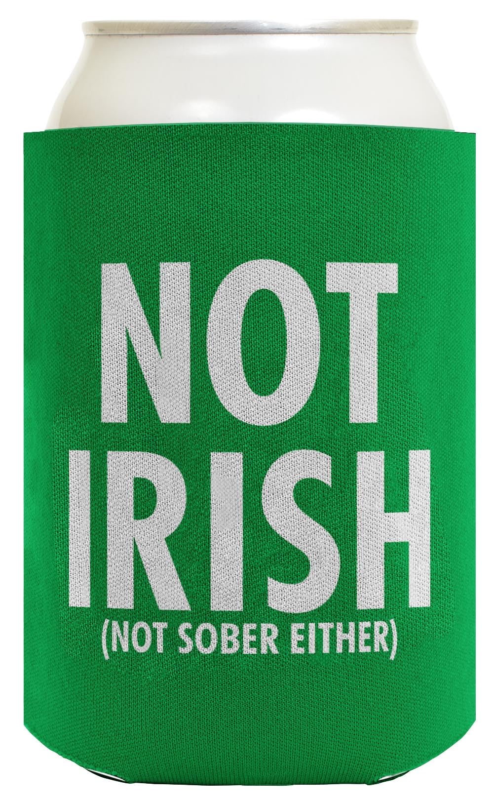 St. Patrick's Day Party Supplies - 48-Pack Drink Can Coolers for Beer & Soda - Irish Themed Insulated Sleeves for Bar, Pub & Home Celebrations