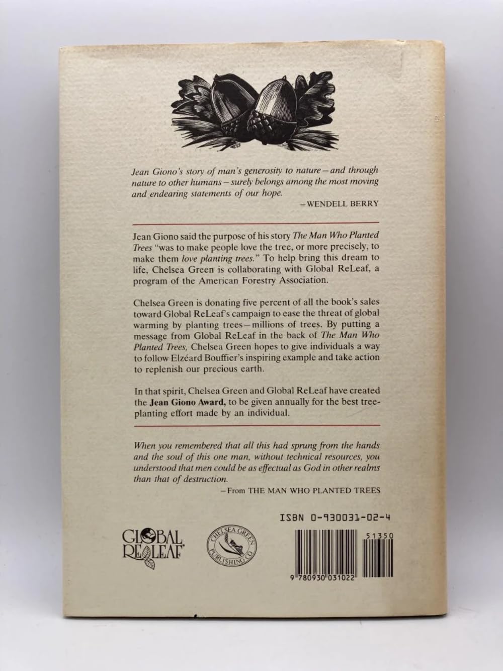 The Man Who Planted Trees - Inspirational Environmental Book for Nature Lovers | Perfect for Book Clubs, Eco-Friendly Gifts & Sustainability Education