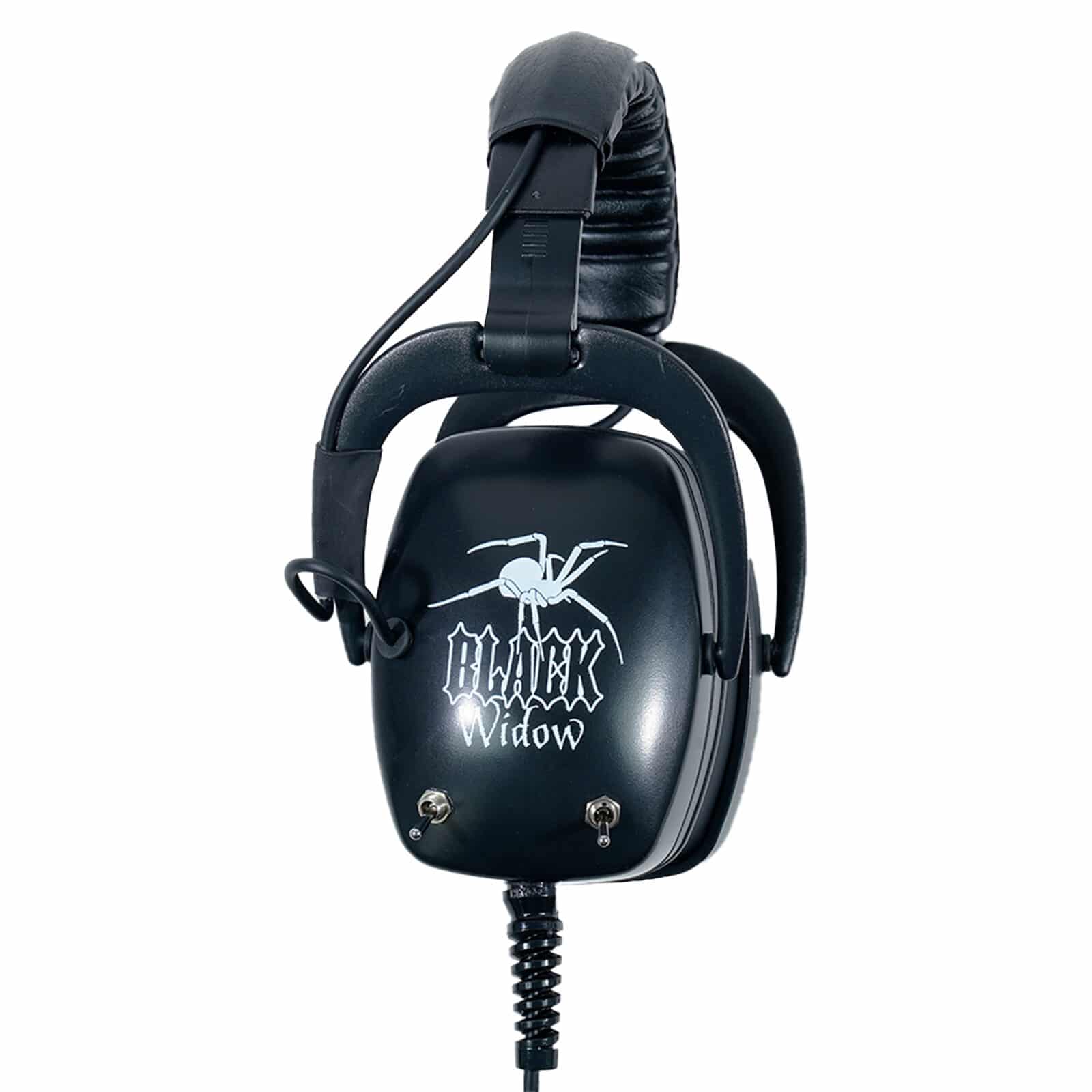 Detector Pro Black Widow Headphones with 1/8