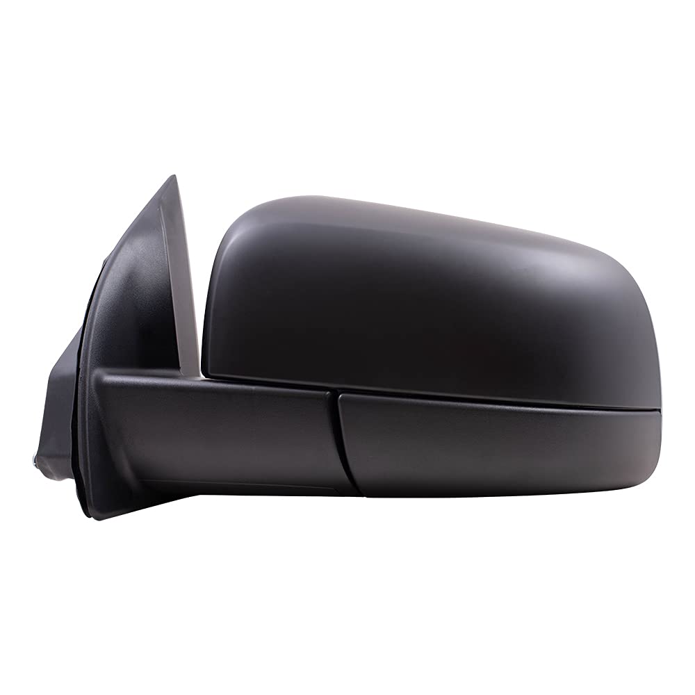 Brock Replacement Driver Side Power Mirror - Black, Paint to Match, with Power Fold & Blind Spot Detection (No Heat/Signal) - Compatible with 2019-2021 Ford Ranger | Perfect for Off-Roading & Daily Commuting