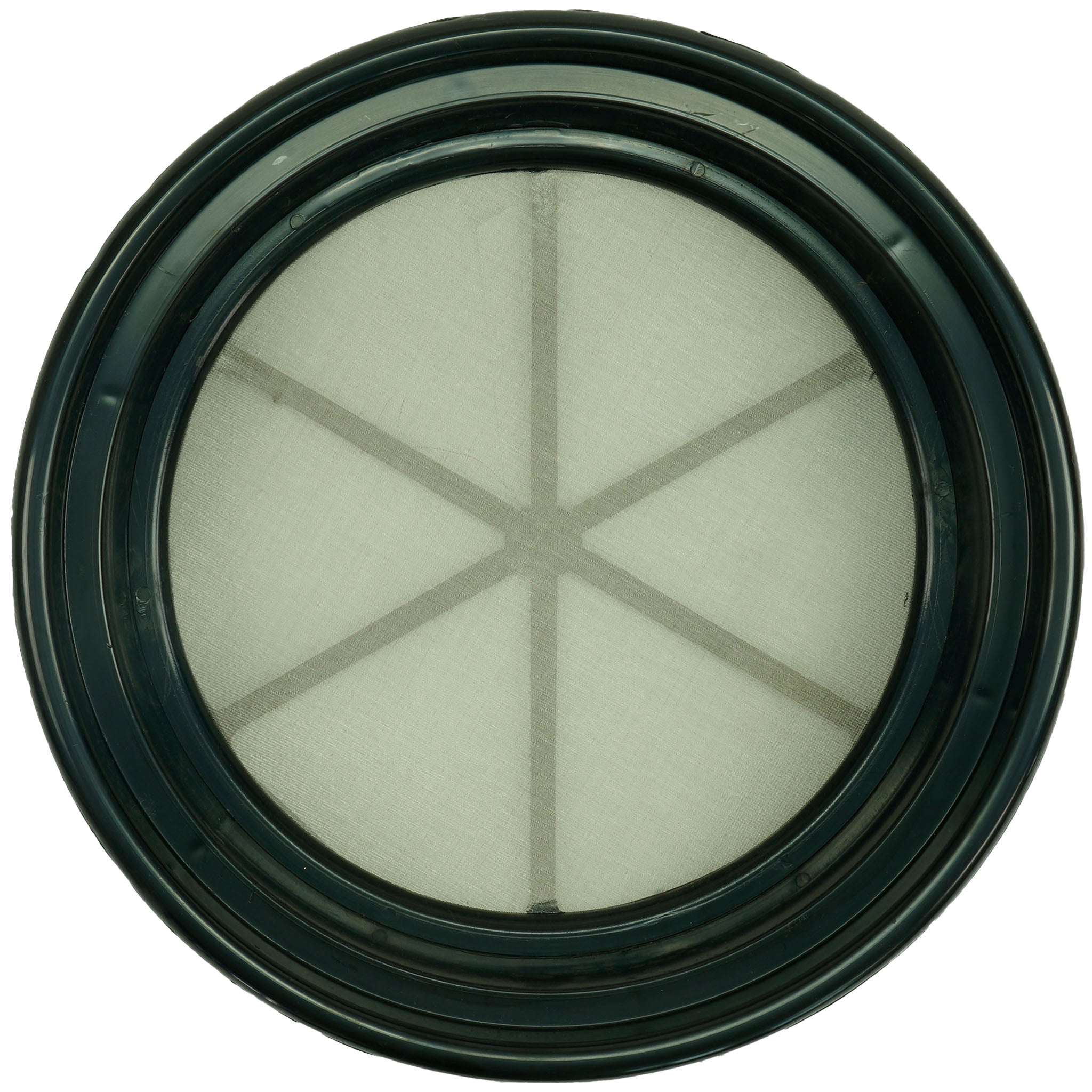 TerraX Black Plastic 13 1/4 Inch Gold Sifting Pan Classifier - Multiple Mesh Sizes - USA Made - Perfect for Gold Prospecting, Mining & Treasure Hunting