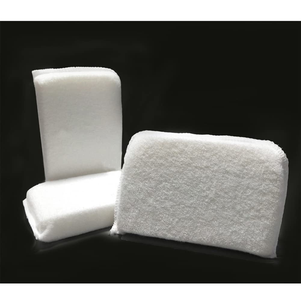 Premium Car Wax Applicator Pads - 2PCS Ultra-Soft Microfiber Sponge Waxing Pads for Car Polishing, Detailing & Cleaning (Round & Square) - Ideal for Vehicle, Home & Workshop Use