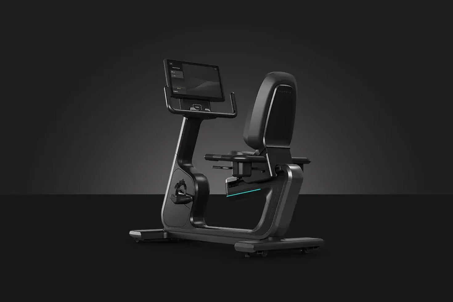 Matrix Onyx Recumbent Exercise Bike for Home Gym - Low Impact Cardio Workout Machine for Seniors & Physical Therapy - Perfect for Indoor Cycling & Rehabilitation Training