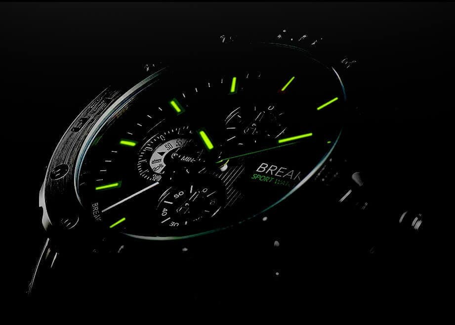Stylish Black Men's Bracelet Watch - Break Ranger - Perfect for Casual, Business & Outdoor Activities