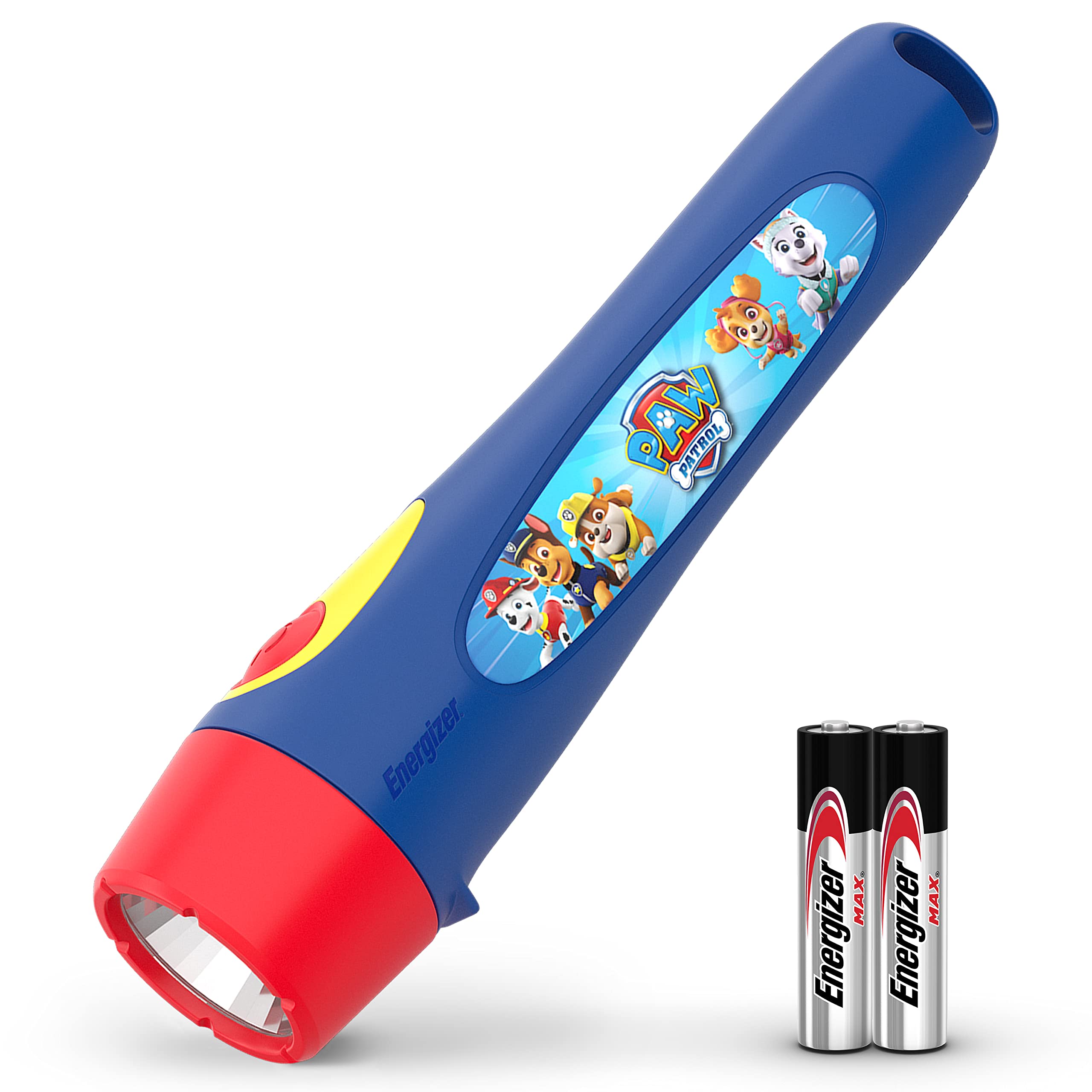 Energizer PAW Patrol LED Flashlights for Kids - 2 Pack with Batteries Included, Lightweight & Durable Toy Flashlights for Boys and Girls - Perfect for Camping, Outdoor Adventures & Emergency Kits