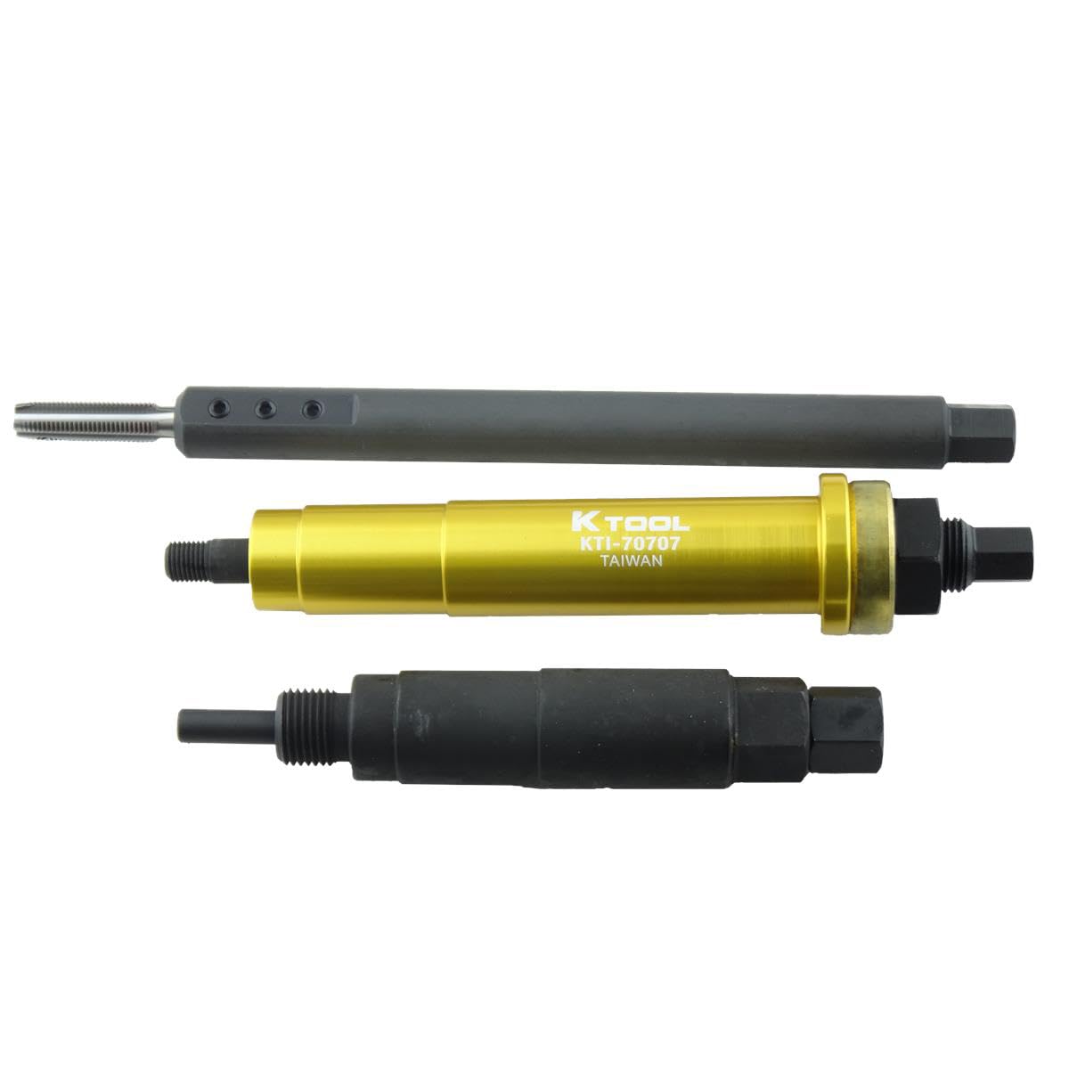 K Tool International Ford Broken Spark Plug Remover with Tap - Easy Extraction Tool for Ford Vehicles - Perfect for DIY Auto Repair & Engine Maintenance