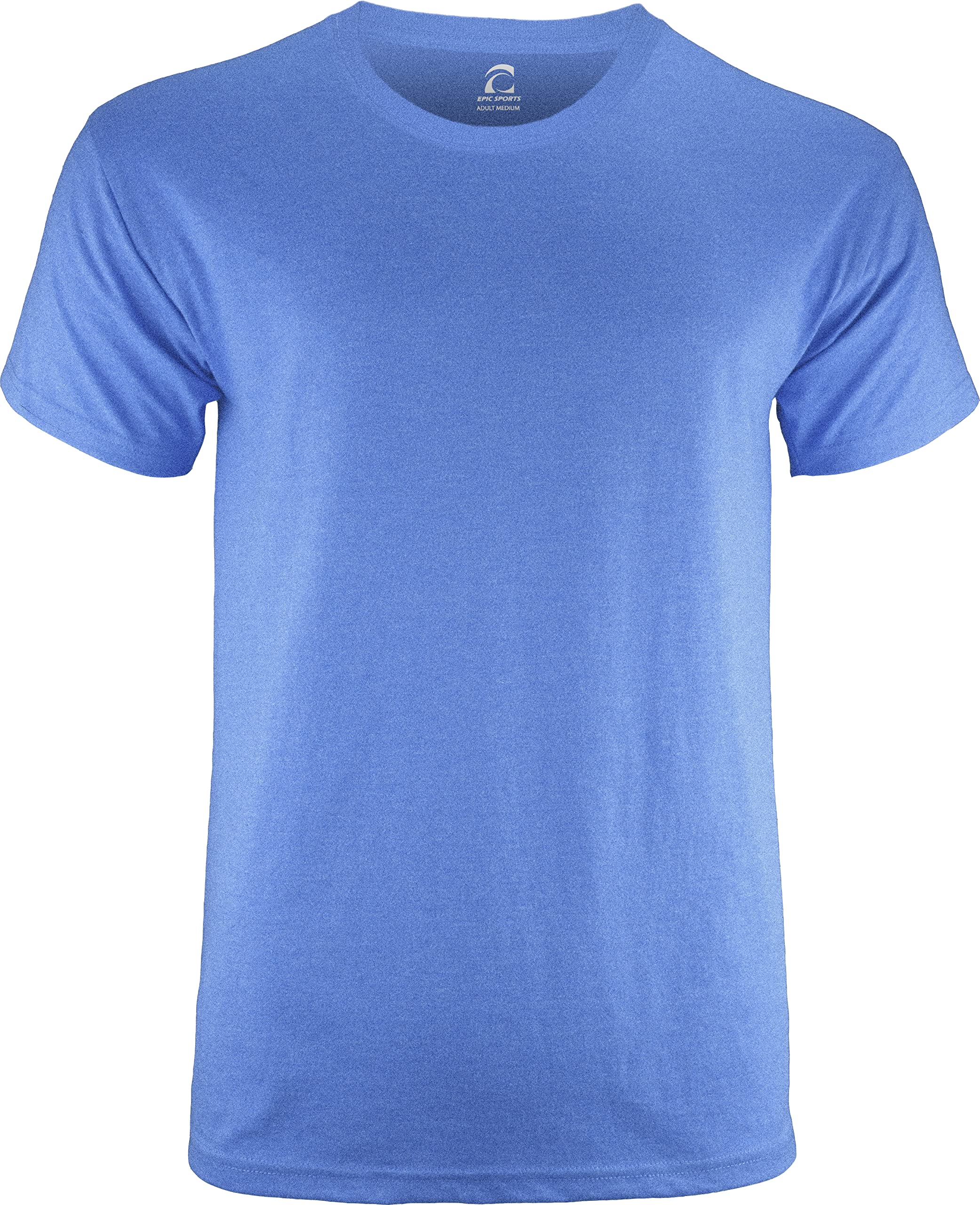 Epic Adult 5.6 Ounce Pre-Shrunk Heavy Cotton T-Shirt - Heather Blended Colors - Soft & Durable for Casual Wear, Gym, and Everyday Outfits