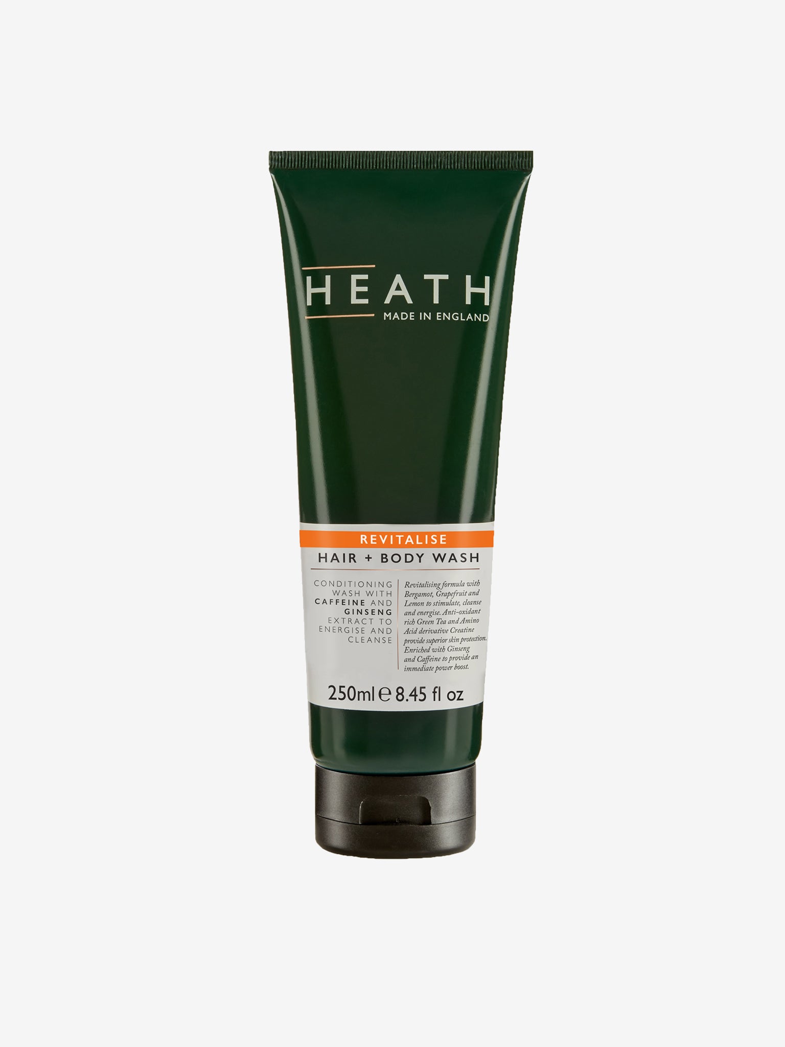 Heath Revitalizing Hair & Body Wash for Men & Women - Natural Botanical Formula for Hydration & Shine - Perfect for Daily Shower, Gym & Travel