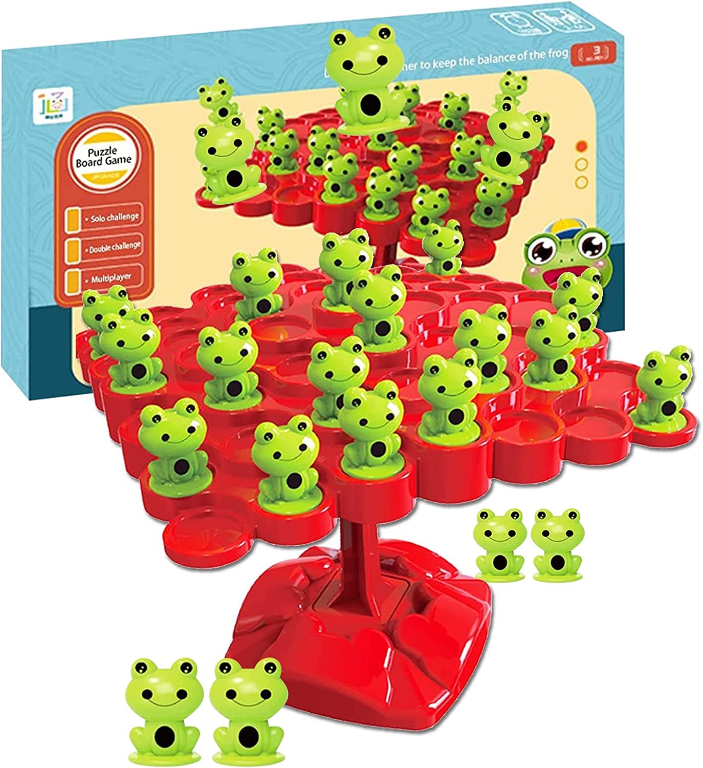 Balanced Tree Frog Counting Toys - STEM Educational Frog Balance Board Game for Kids, Teachers & Students | Fun Math Learning Scale for Children's Gifts (2PC) - Perfect for Classroom Activities & Homeschooling