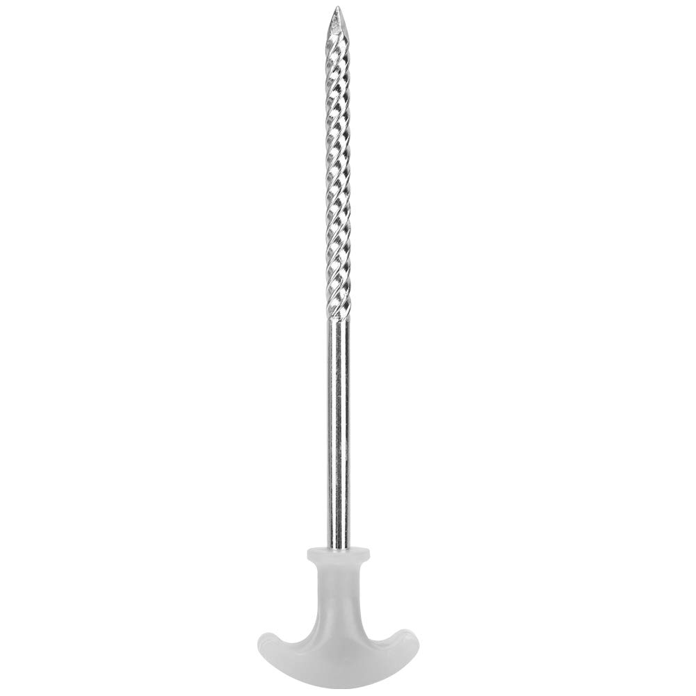 Shanrya Half-Moon Camping Tent Pegs & Awning Stakes - Heavy Duty Outdoor Tent Stakes for Camping, Hiking, Backpacking - Perfect for Sand, Snow & Rocky Terrain